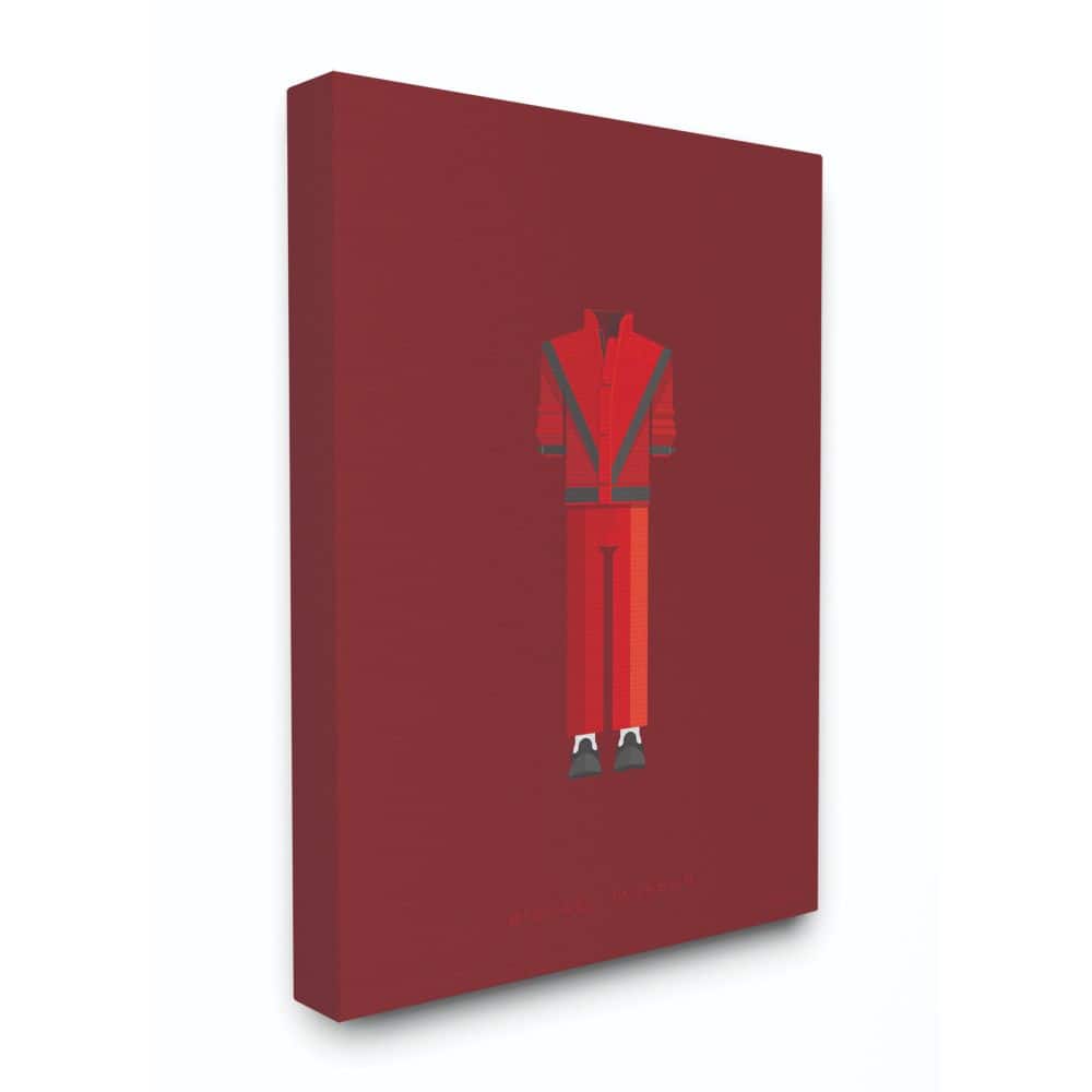 Stupell Industries Red Michael Jackson Fashion Design Wall Accent