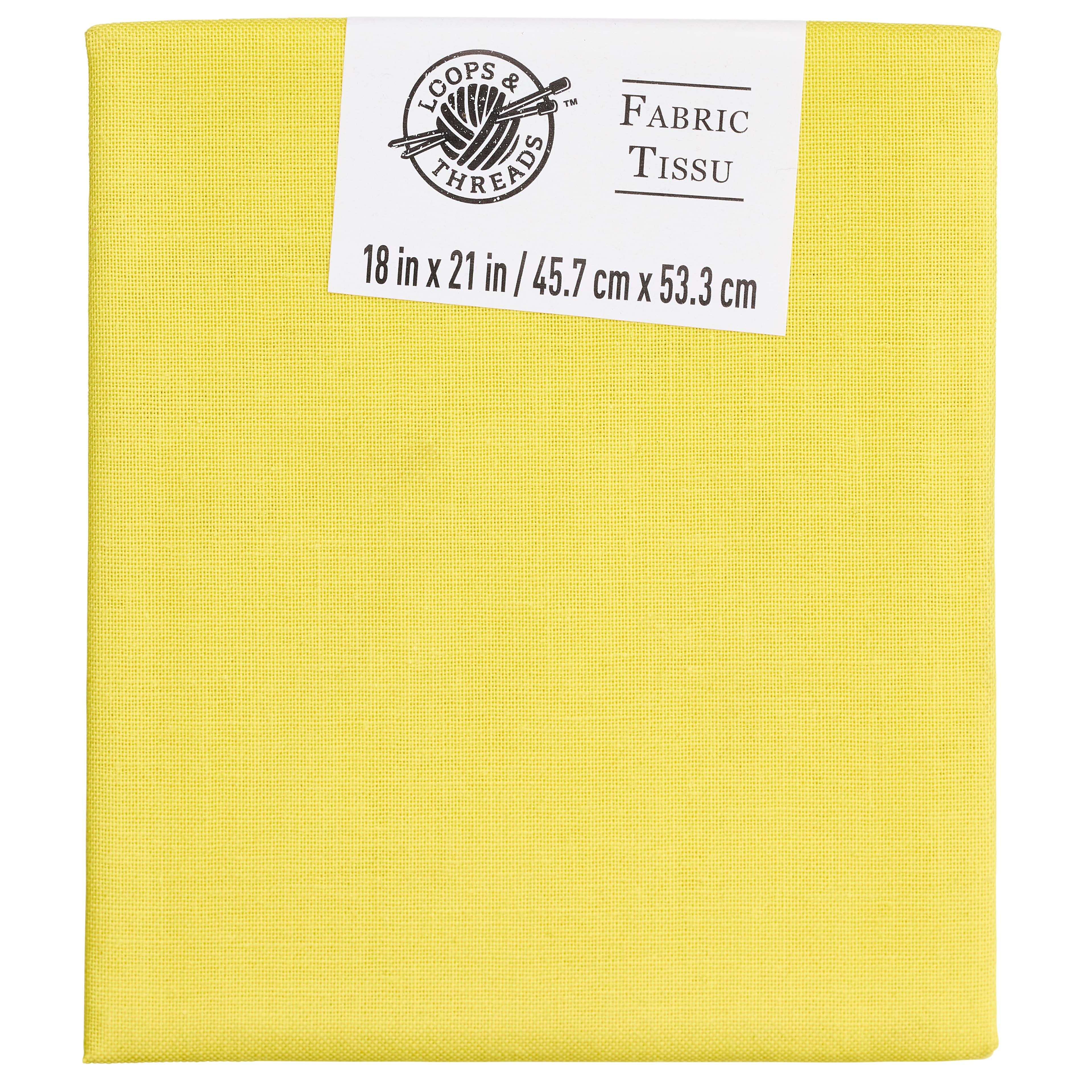 Tissu en coton de couleur unie de Loops & Threads