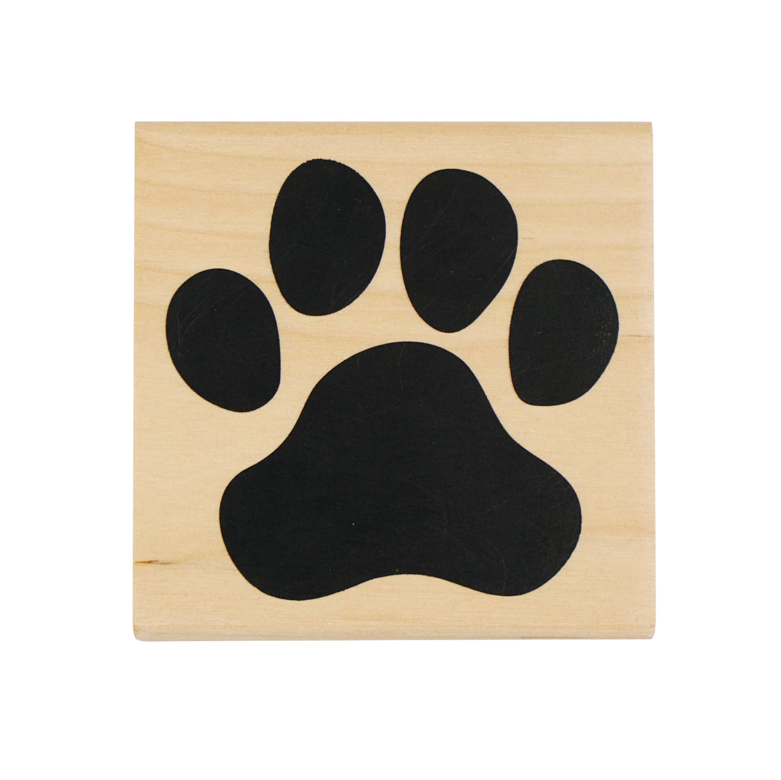  Dog Rubber Stamp - Paw Print Jumbo-1002F (Size: 2-3/4 Wide X  2-3/4 Tall) : Arts, Crafts & Sewing