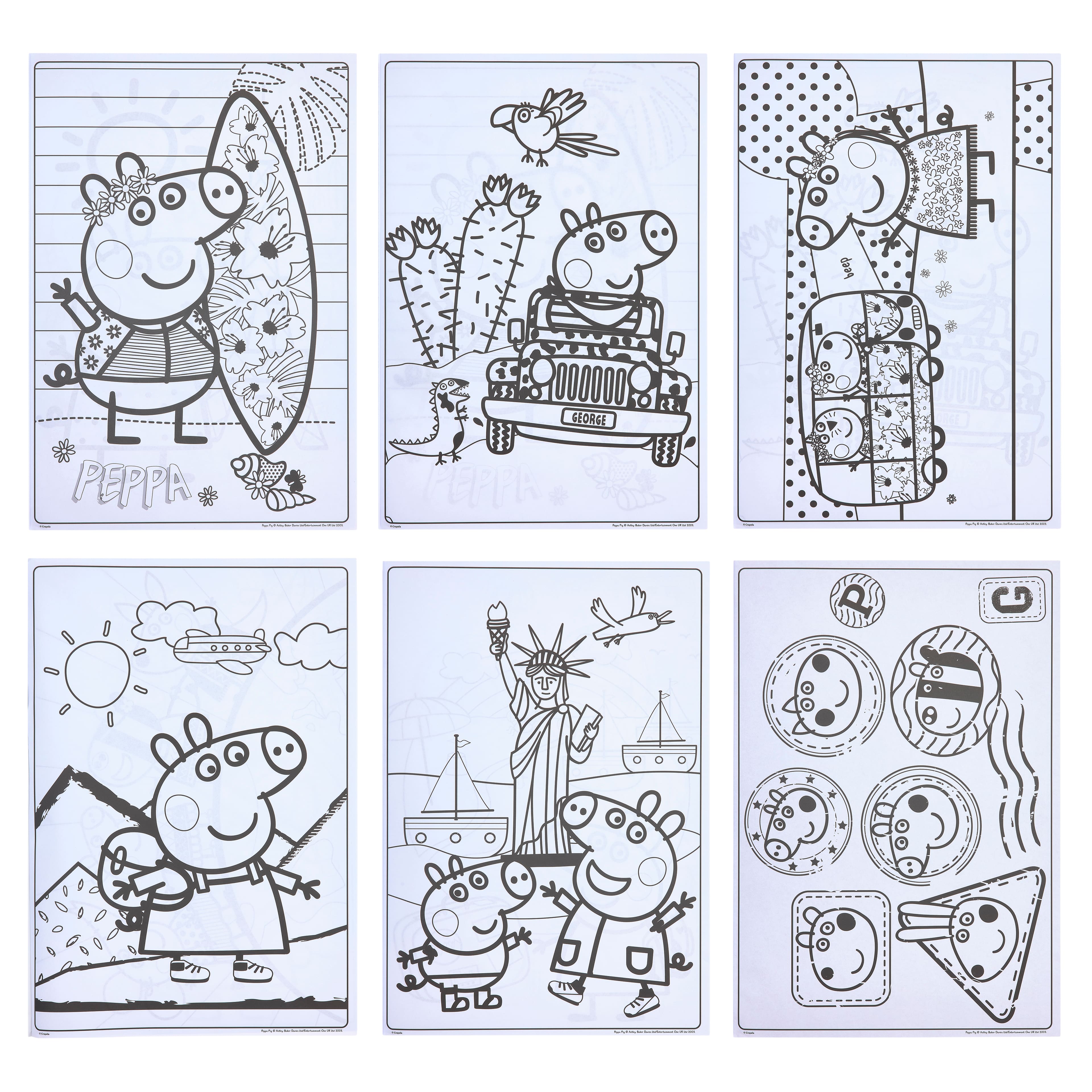 Crayola® Giant Colouring Pages, Peppa Peg