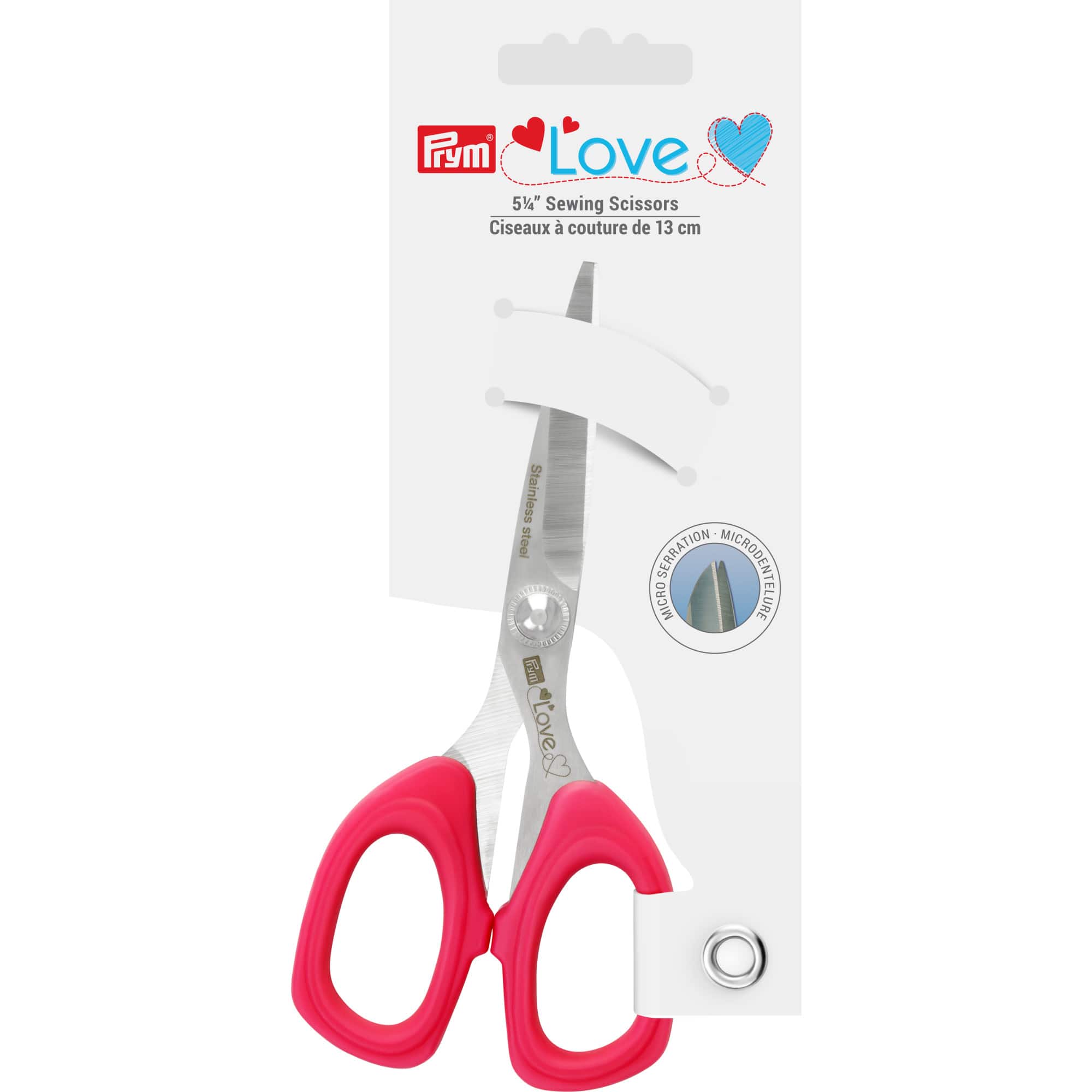 Prym® Love 5.25'' Stainless Steel Sewing Scissors