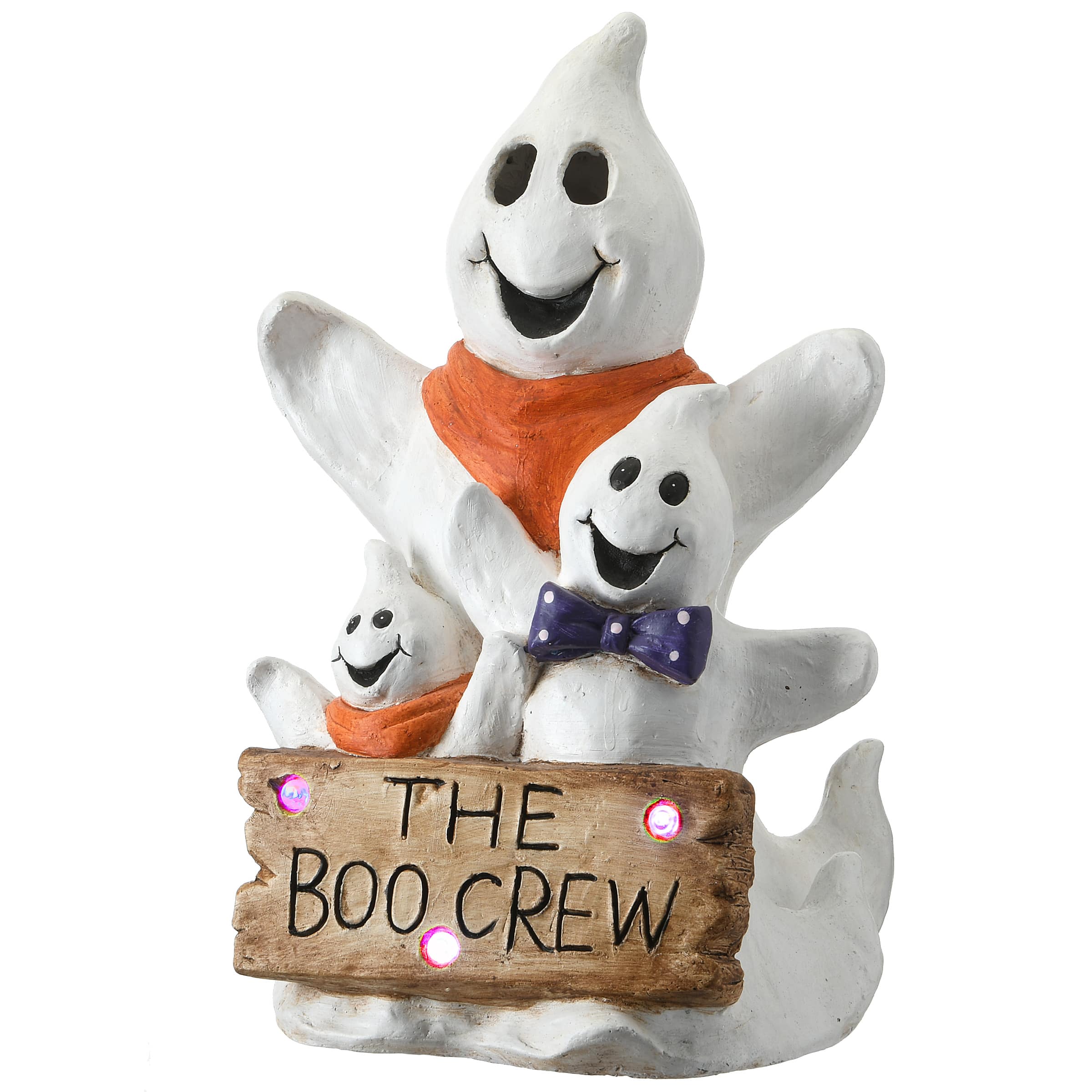 21&#x22; Boo Crew Ghost Trio with LED Light