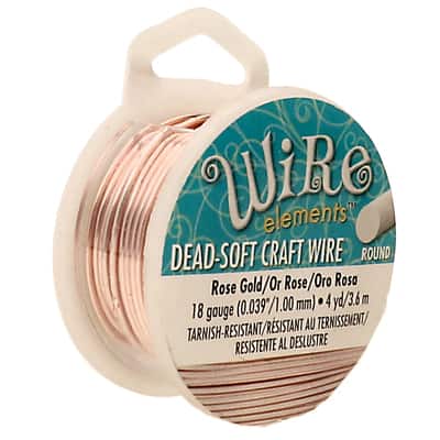 The Beadsmith® Wire Elements™ 18 Gauge Tarnish Resistant Round Soft Temper Wire, 4yd. 