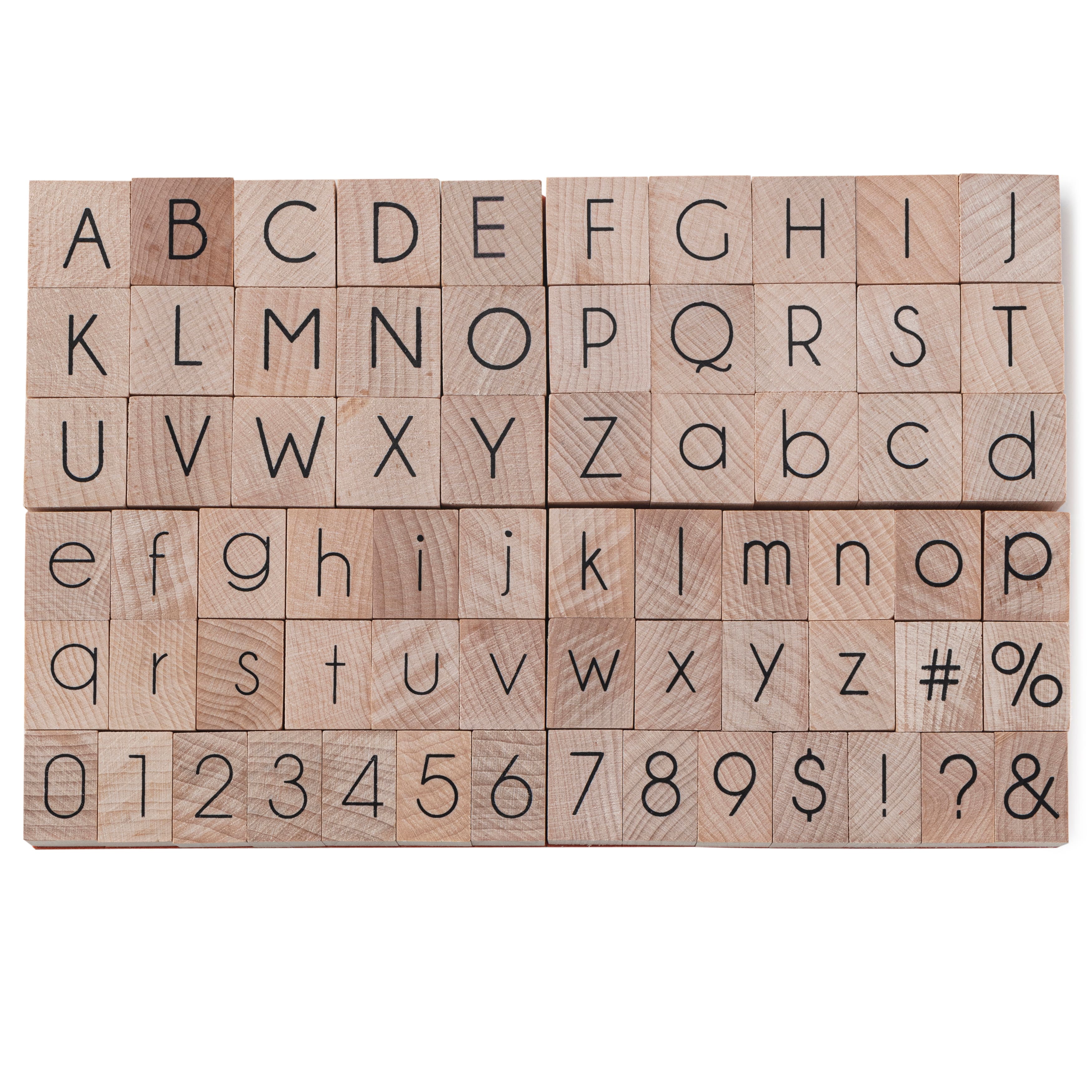 Modern Alphabet Wood Stamps by Recollections™