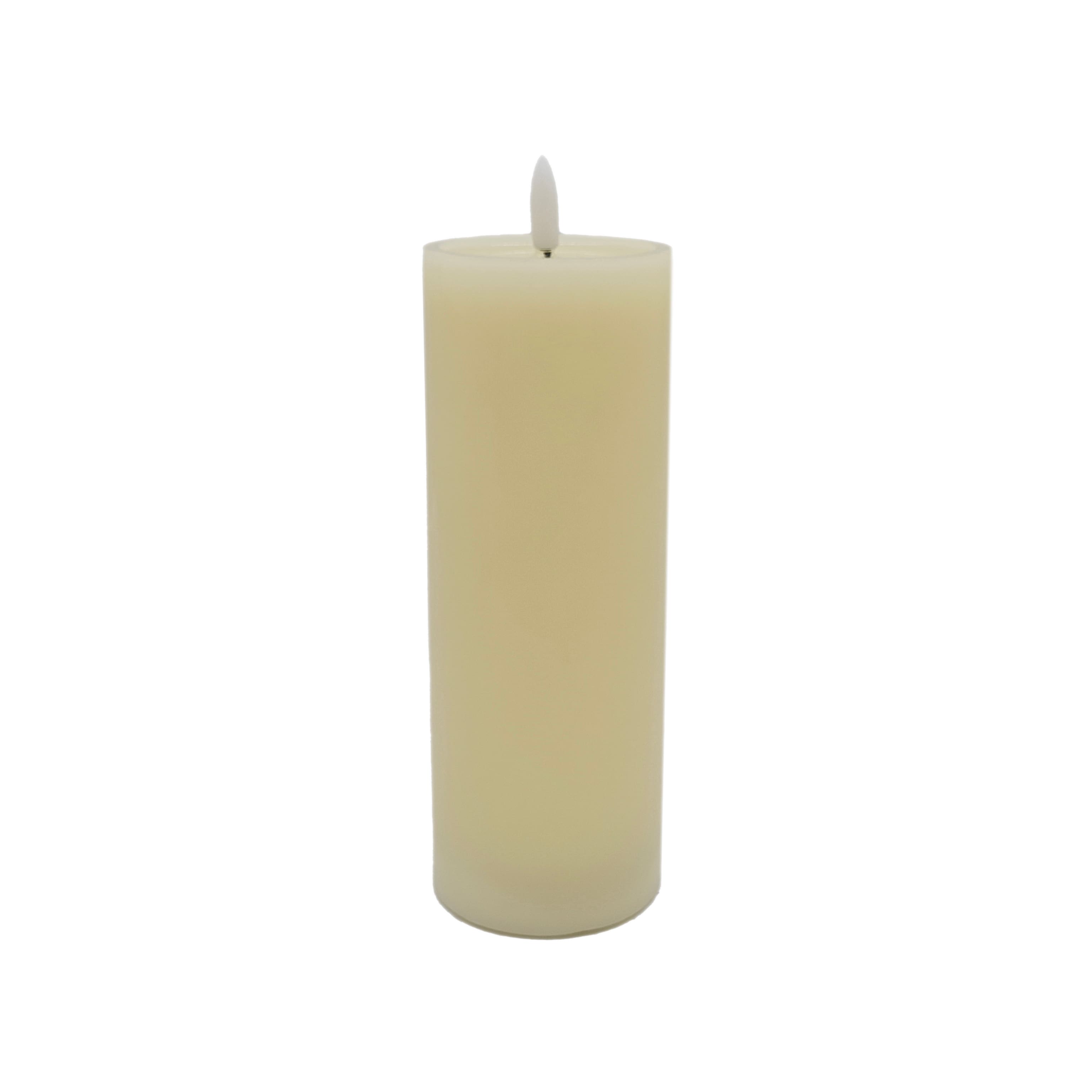 3&#x22; x 8&#x22; LED Wax Pillar Flickering Candle by Ashland&#xAE;