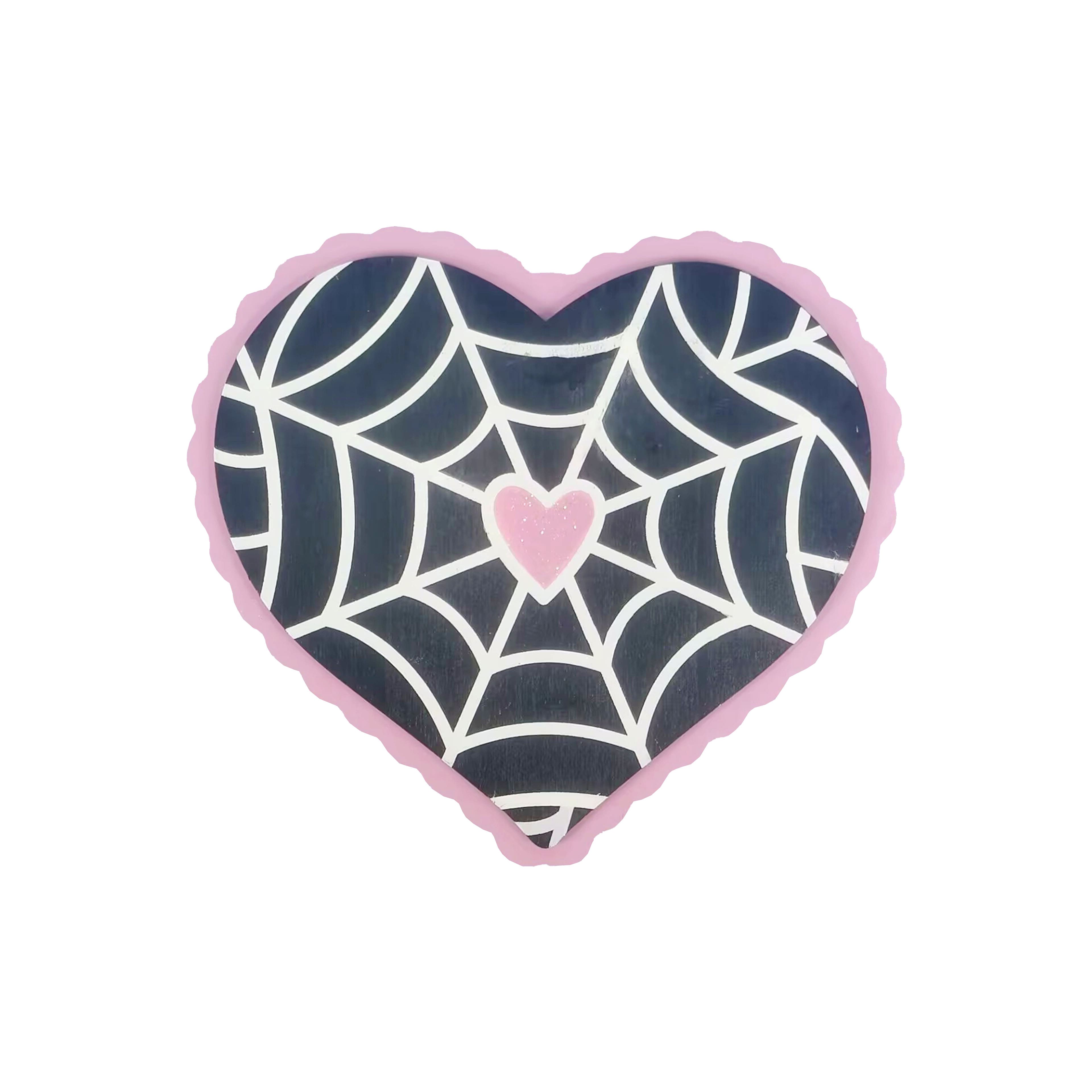 6" Spider Web Heart Tabletop Décor by Ashland®