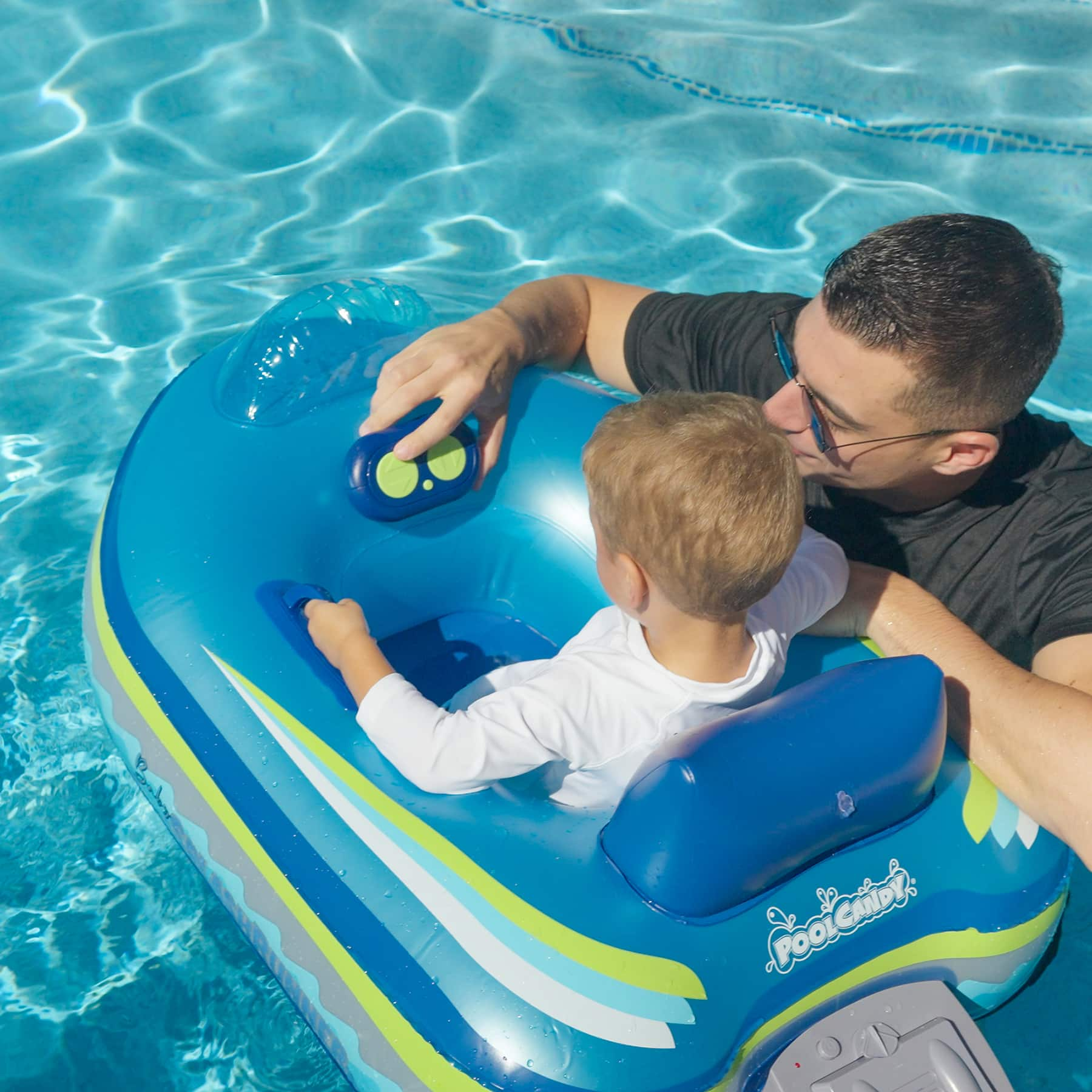 PoolCandy Remote Control Motorized Baby Runner Toy Boat