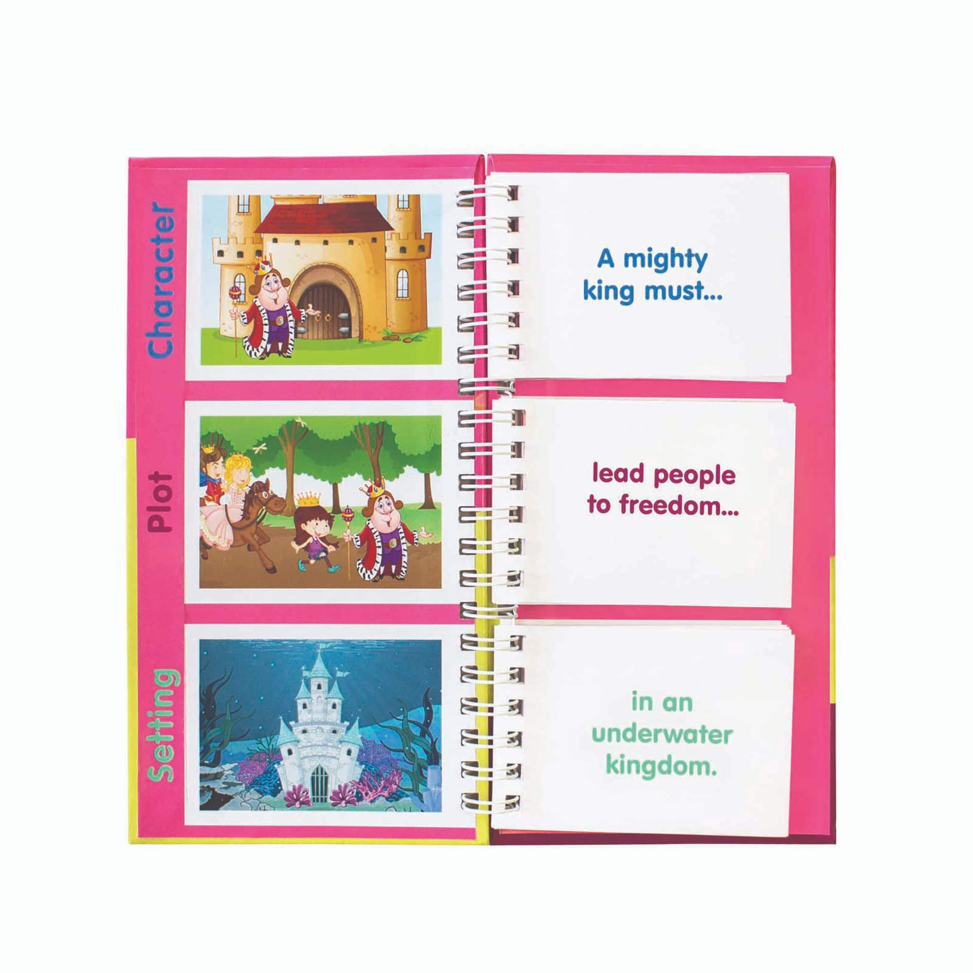 Junior Learning&#xAE; Story Starter Flips Story Teller Book