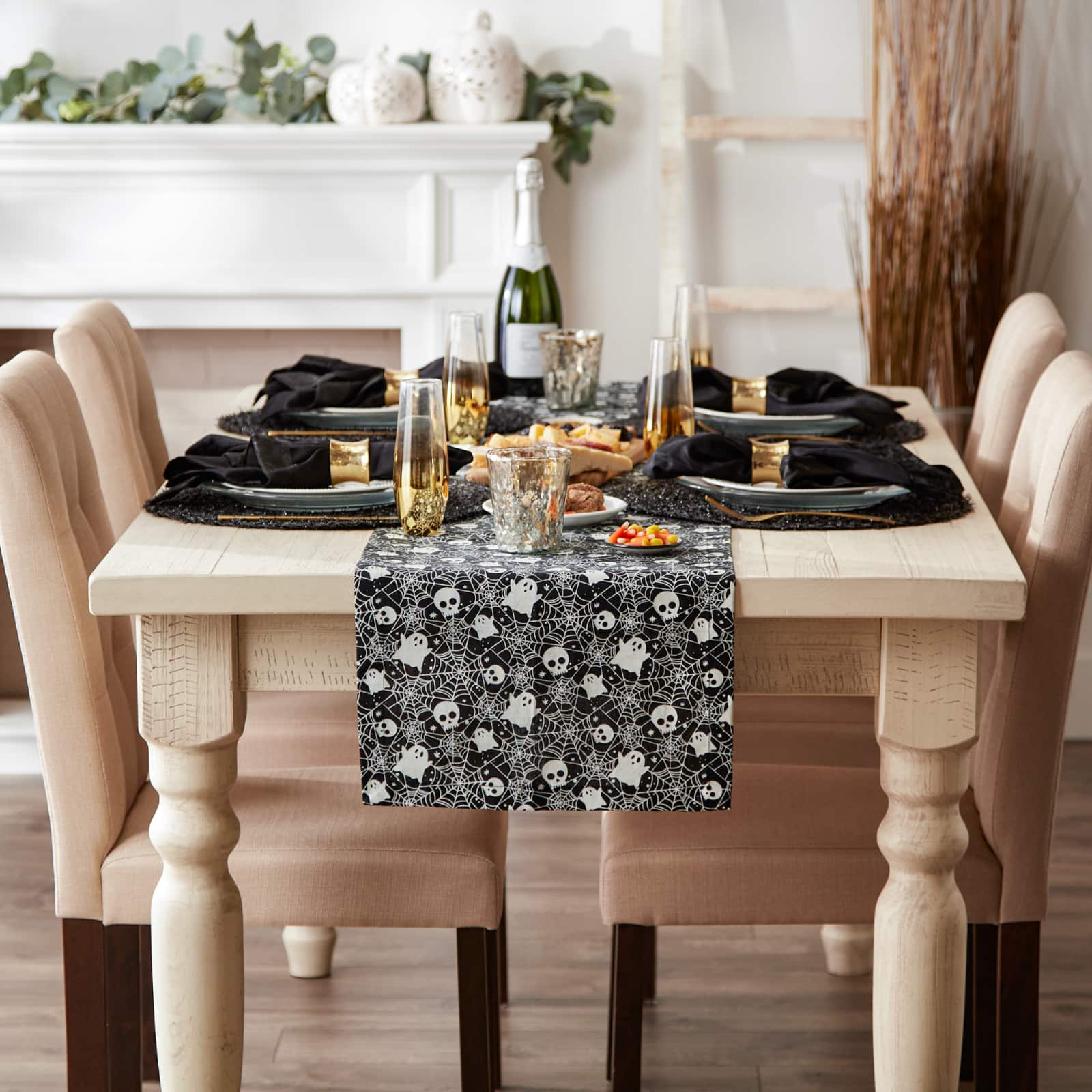 DII® 72" Haunted Objects Printed Table Runner