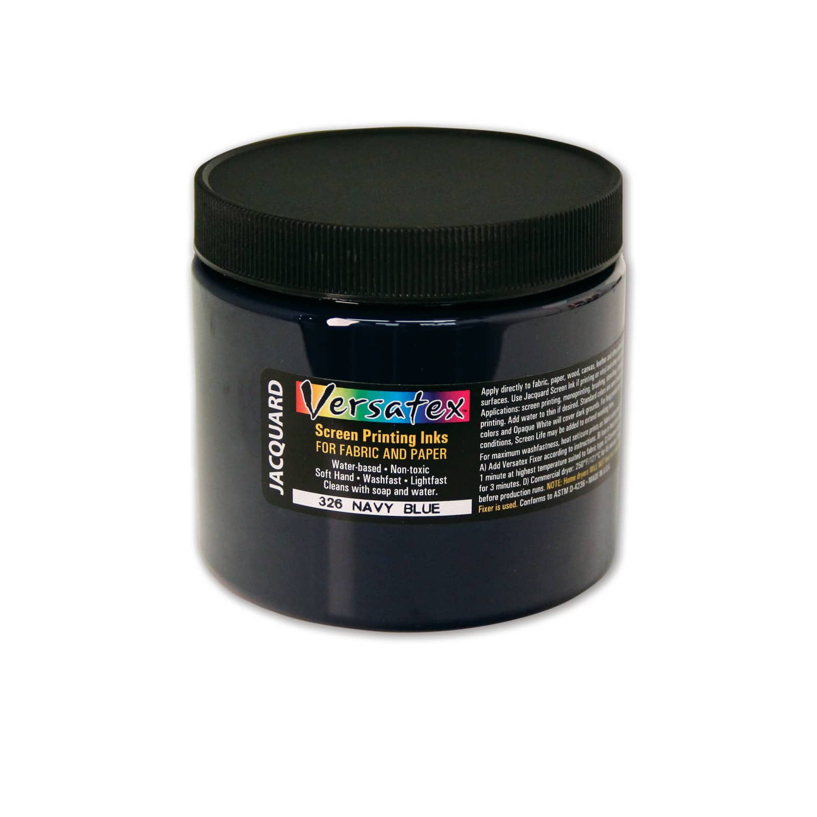 Jacquard Versatex Screen Printing Ink, 16oz.