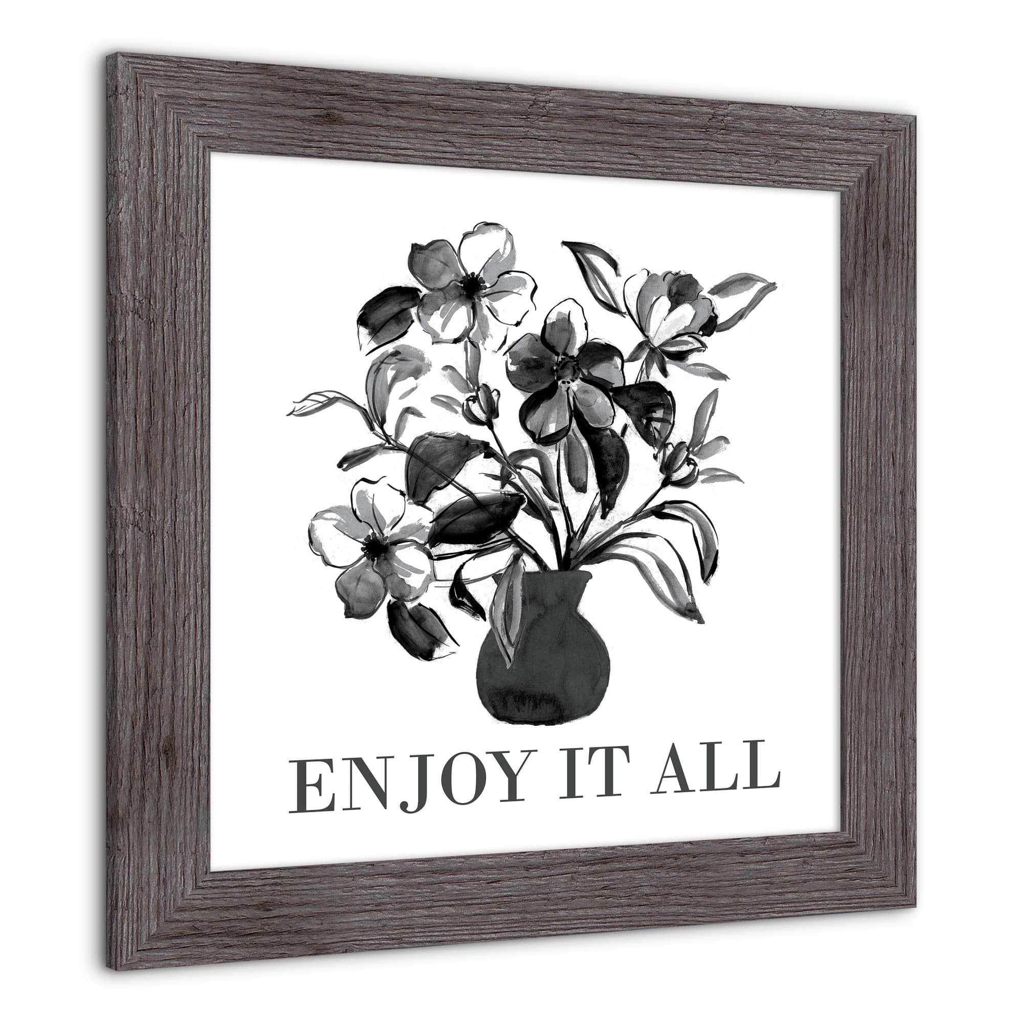 Enjoy It All Western Framed Print