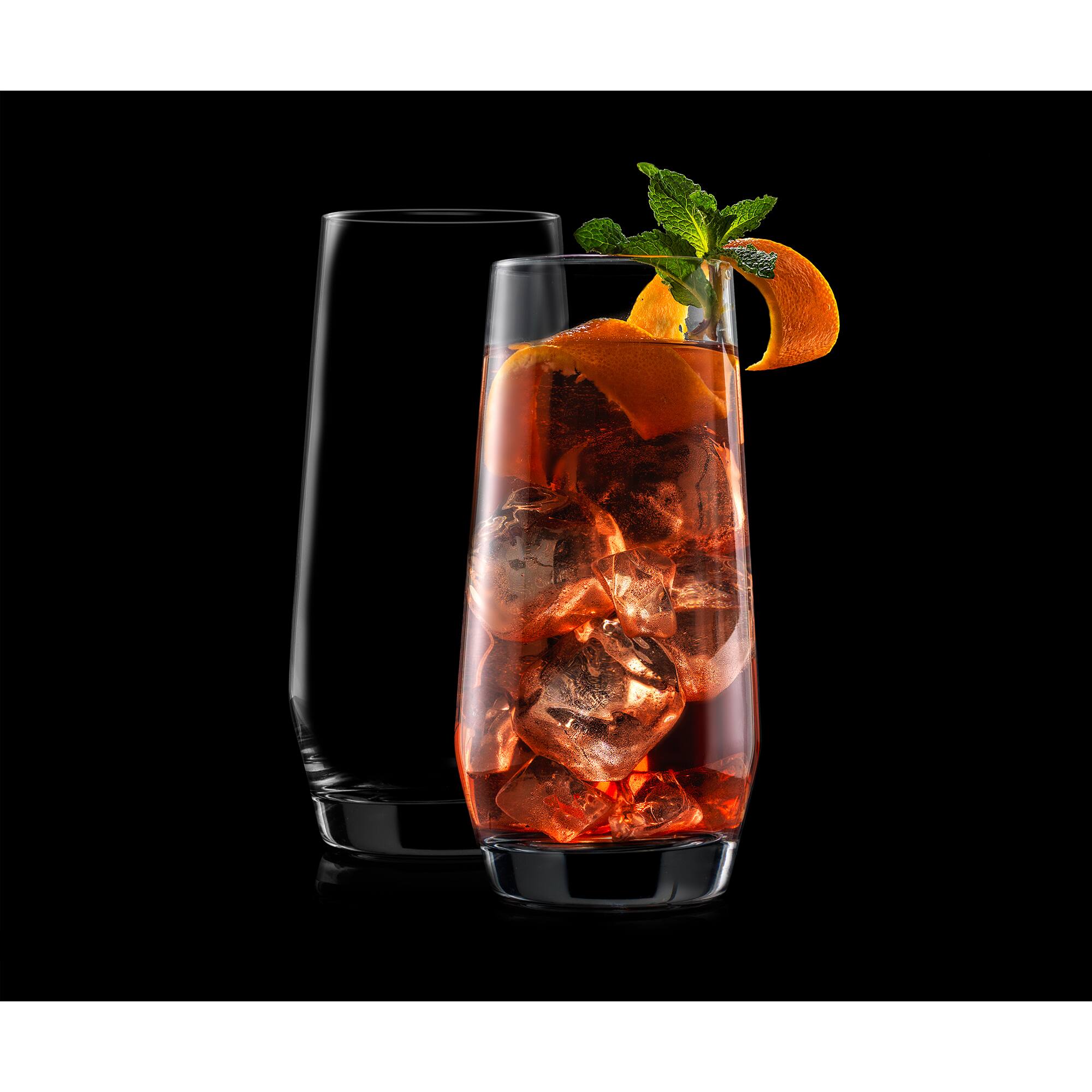 JoyJolt&#xAE; 18.5oz. Gwen Crystal Highball Drinking Glasses, 8ct.