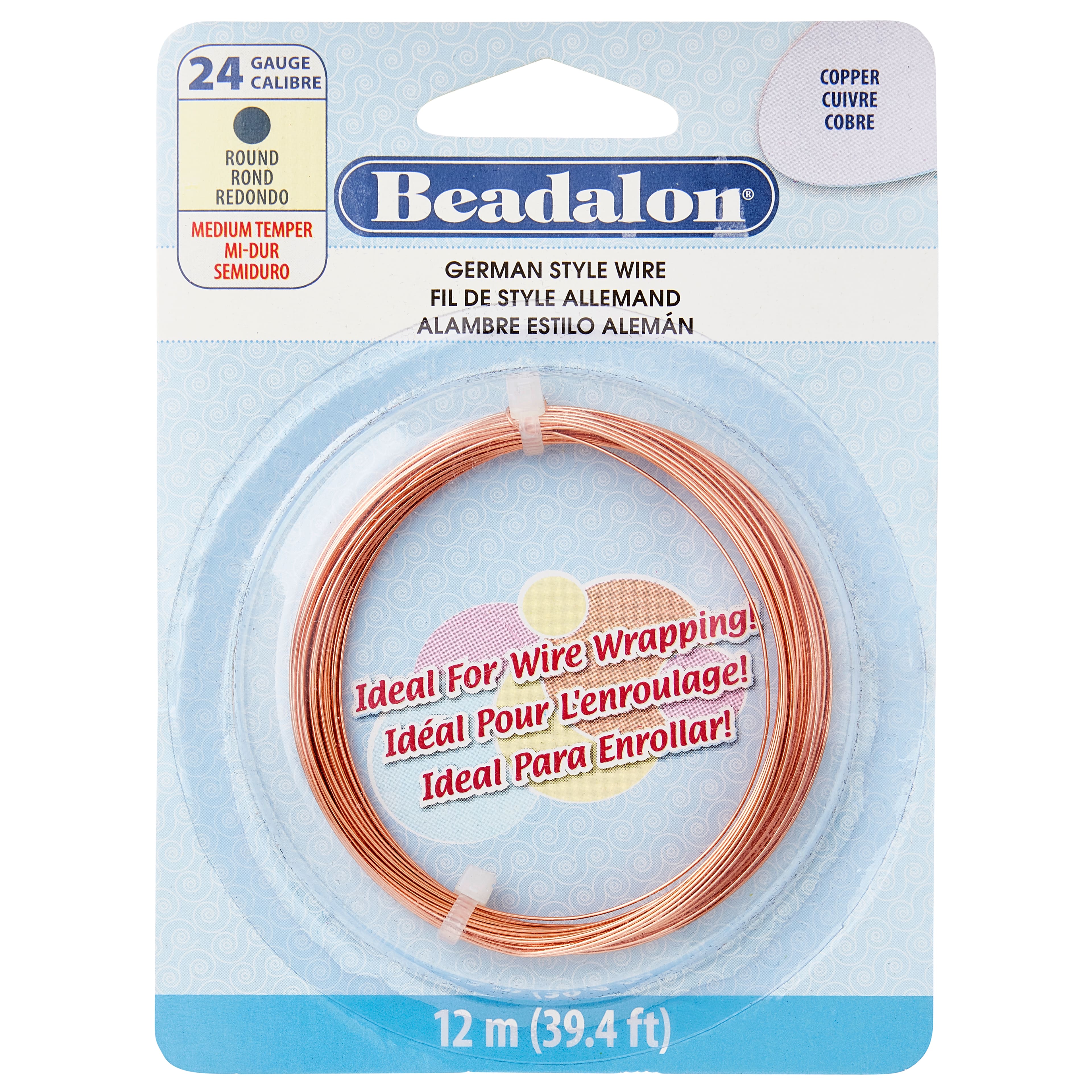 Beadalon&#xAE; German Style Wire, Round, 24 Gauge