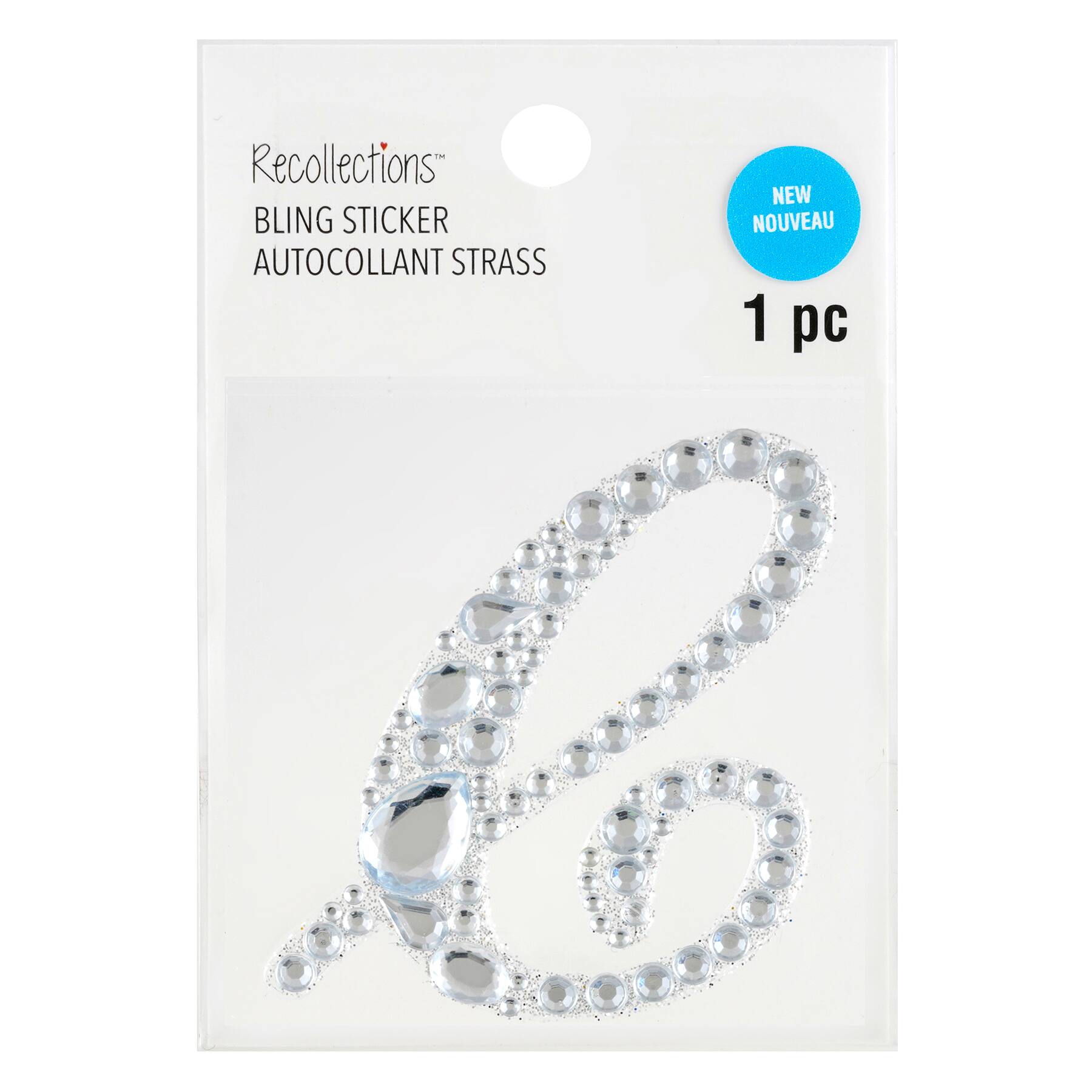 12 Pack: Bling Alphabet Letter Sticker by Recollections™