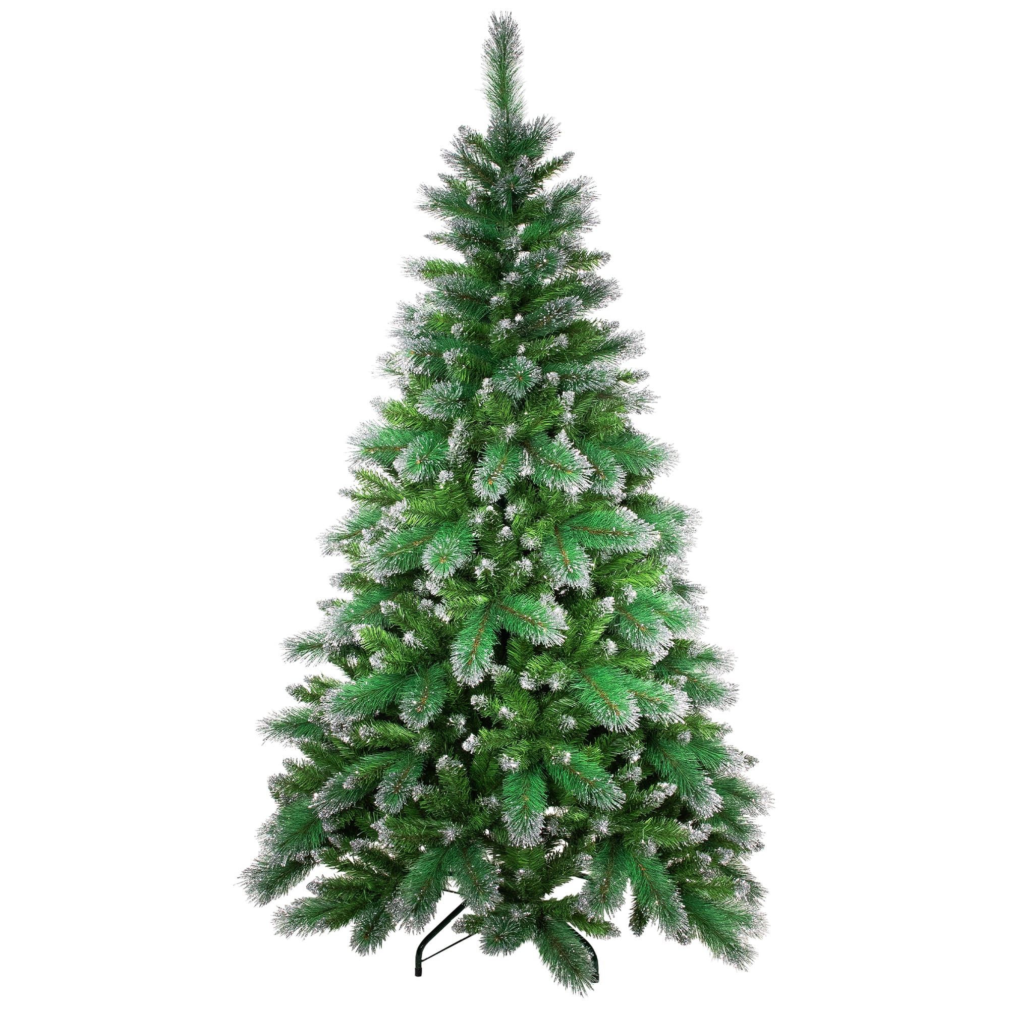 6ft. Unlit Two-Tone Spruce Pine Glitter Tip Medium Artificial Christmas Tree