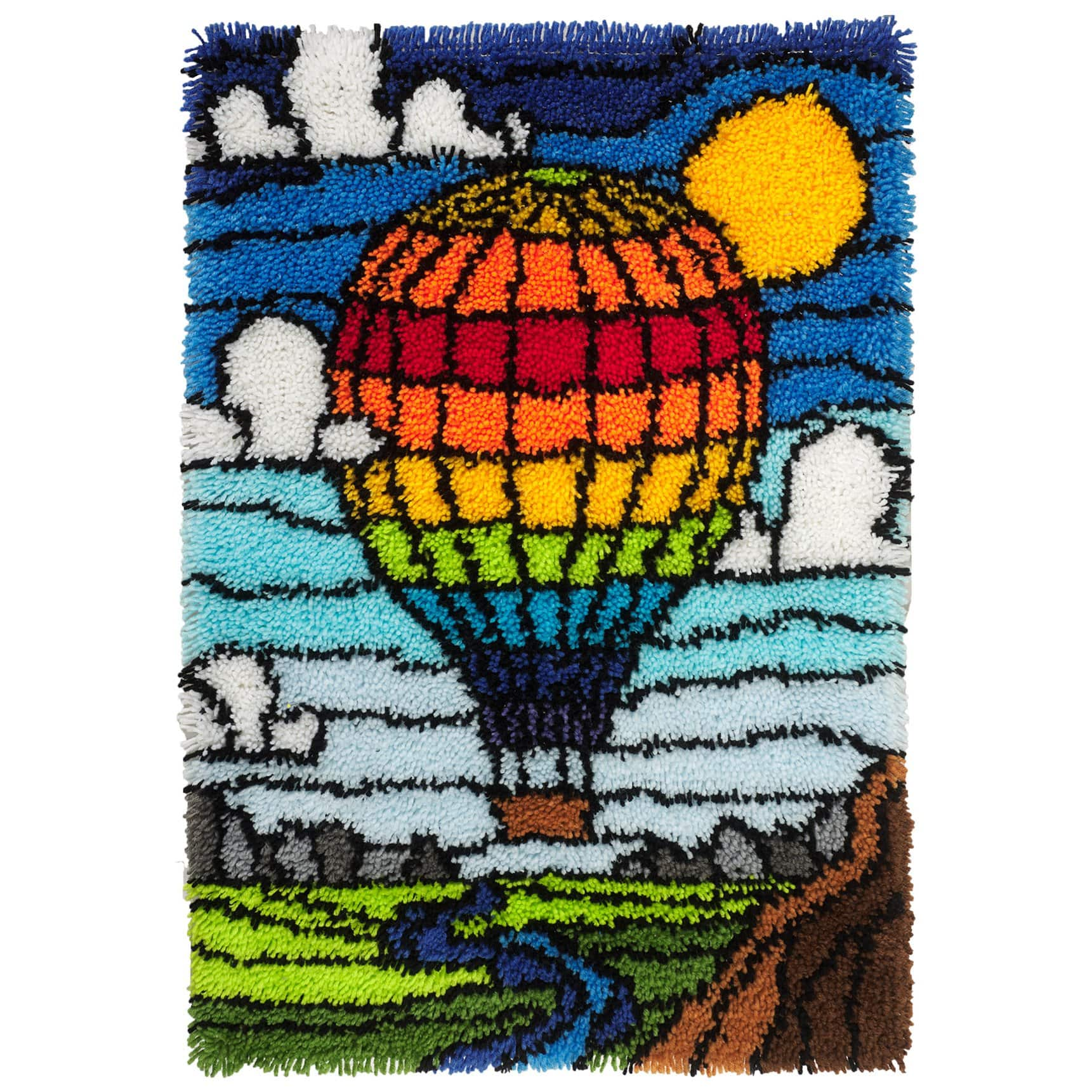 Leisure Arts&#xAE;  Hot Air Balloon Latch Hook Kit