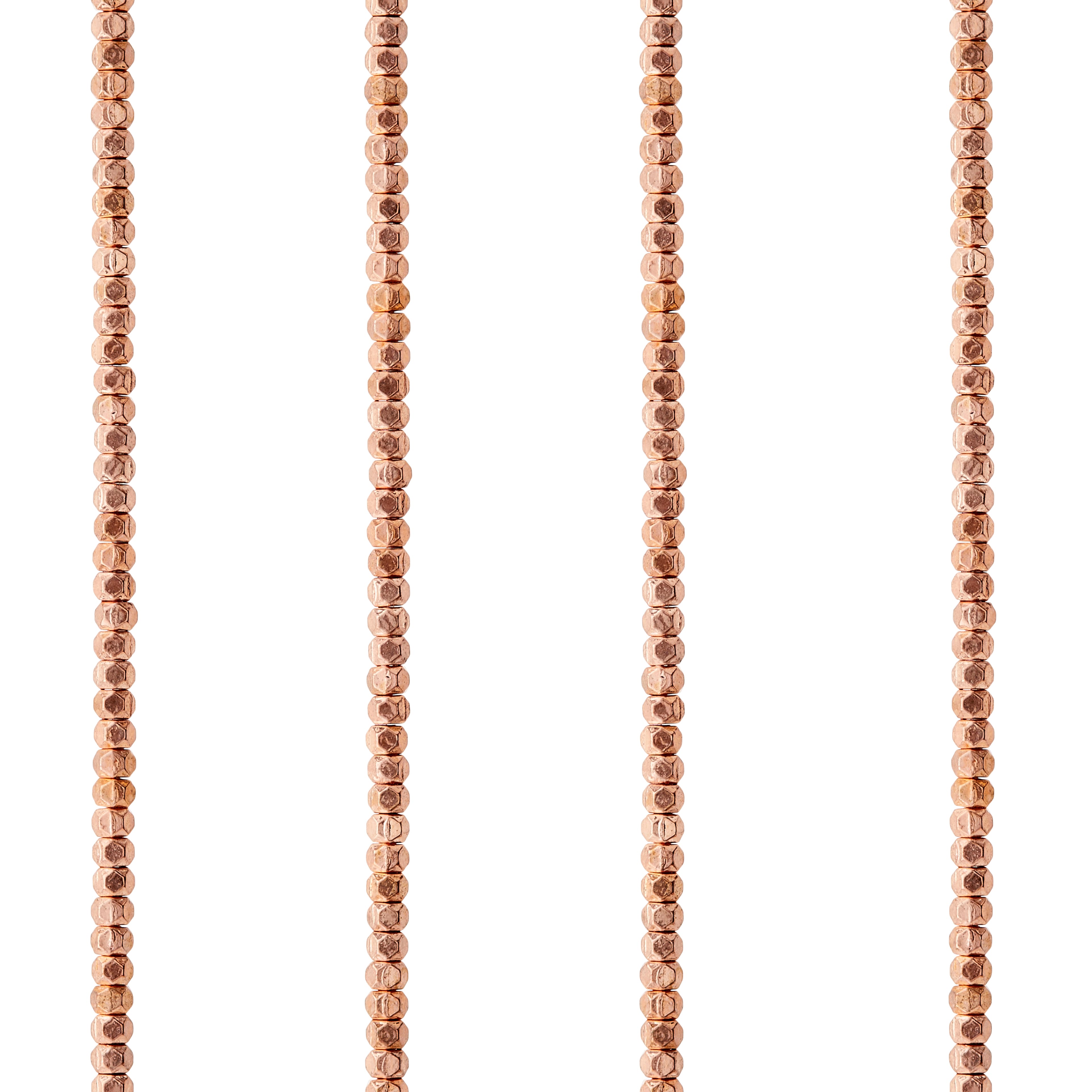 Metal Faceted Rondelle Beads, 2mm by Bead Landing™