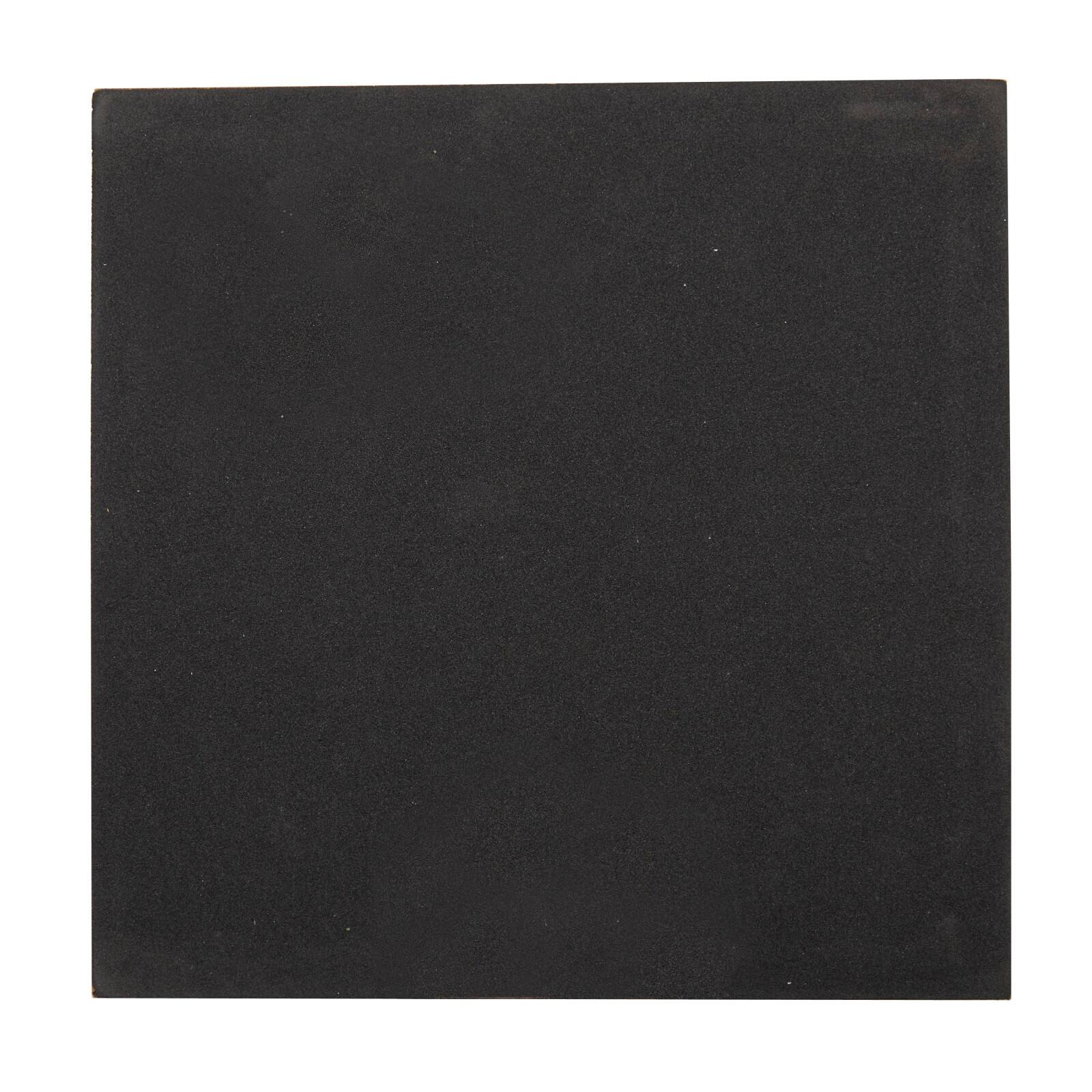 9" Black Wood Tic-Tac-Toe Game Set