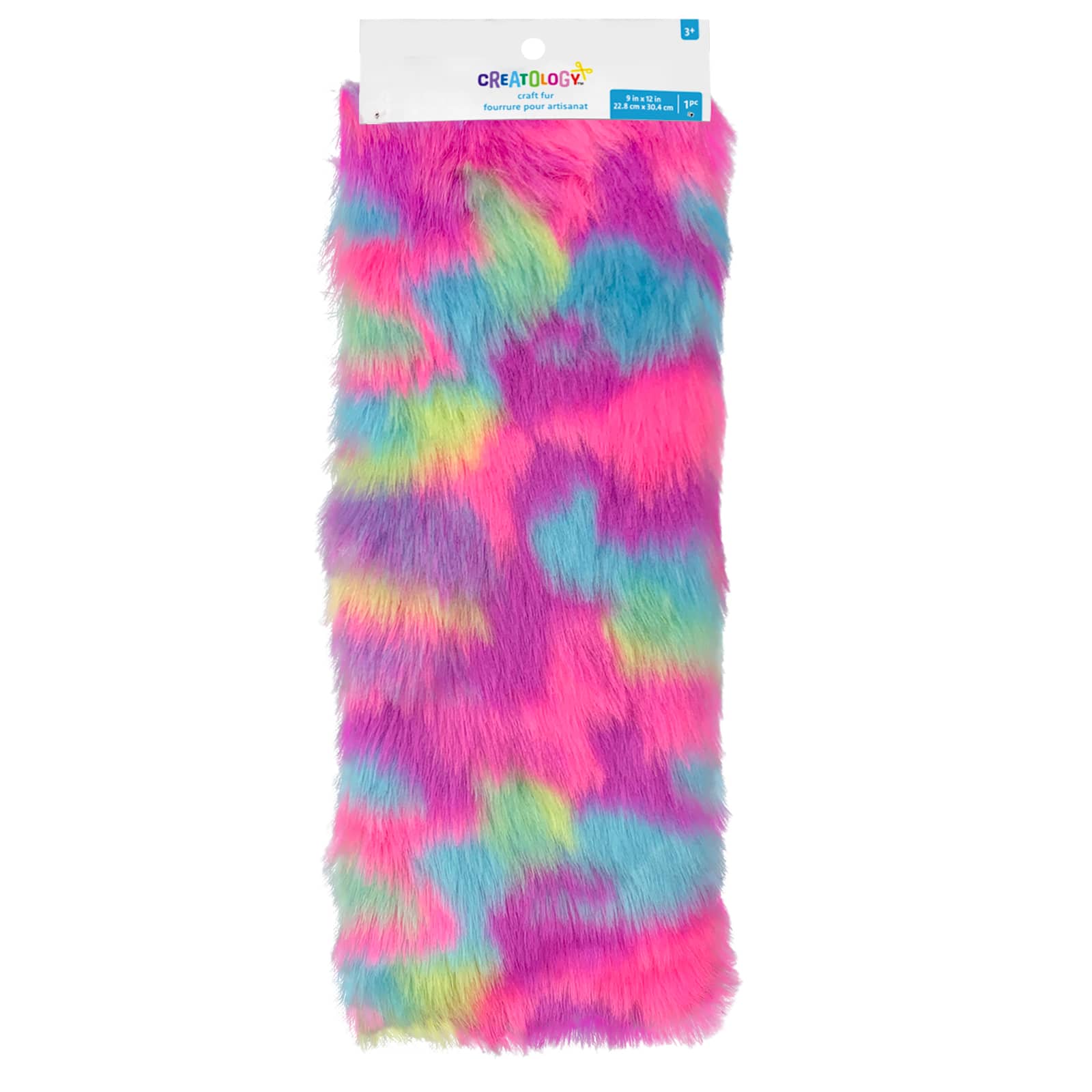 12 Pack: Multicolor Unicorn Craft Faux Fur by Creatology™