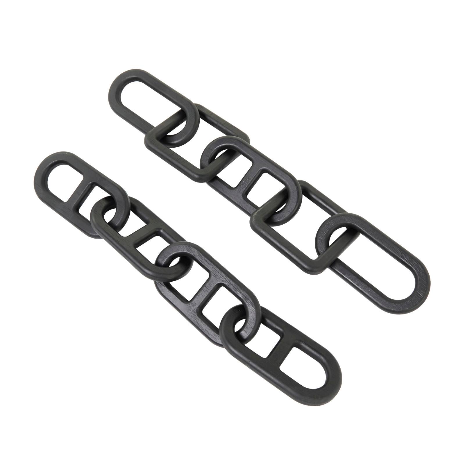 CosmoLiving by Cosmopolitan Wood Chain Sculpture Set