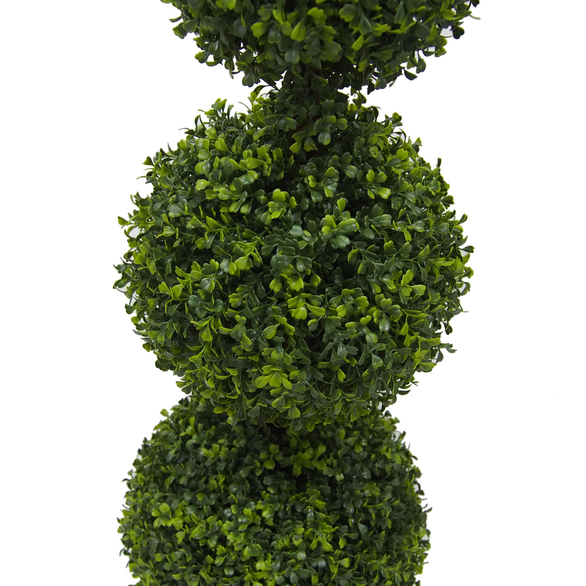 4ft. Artificial Triple Ball Green Boxwood Topiary