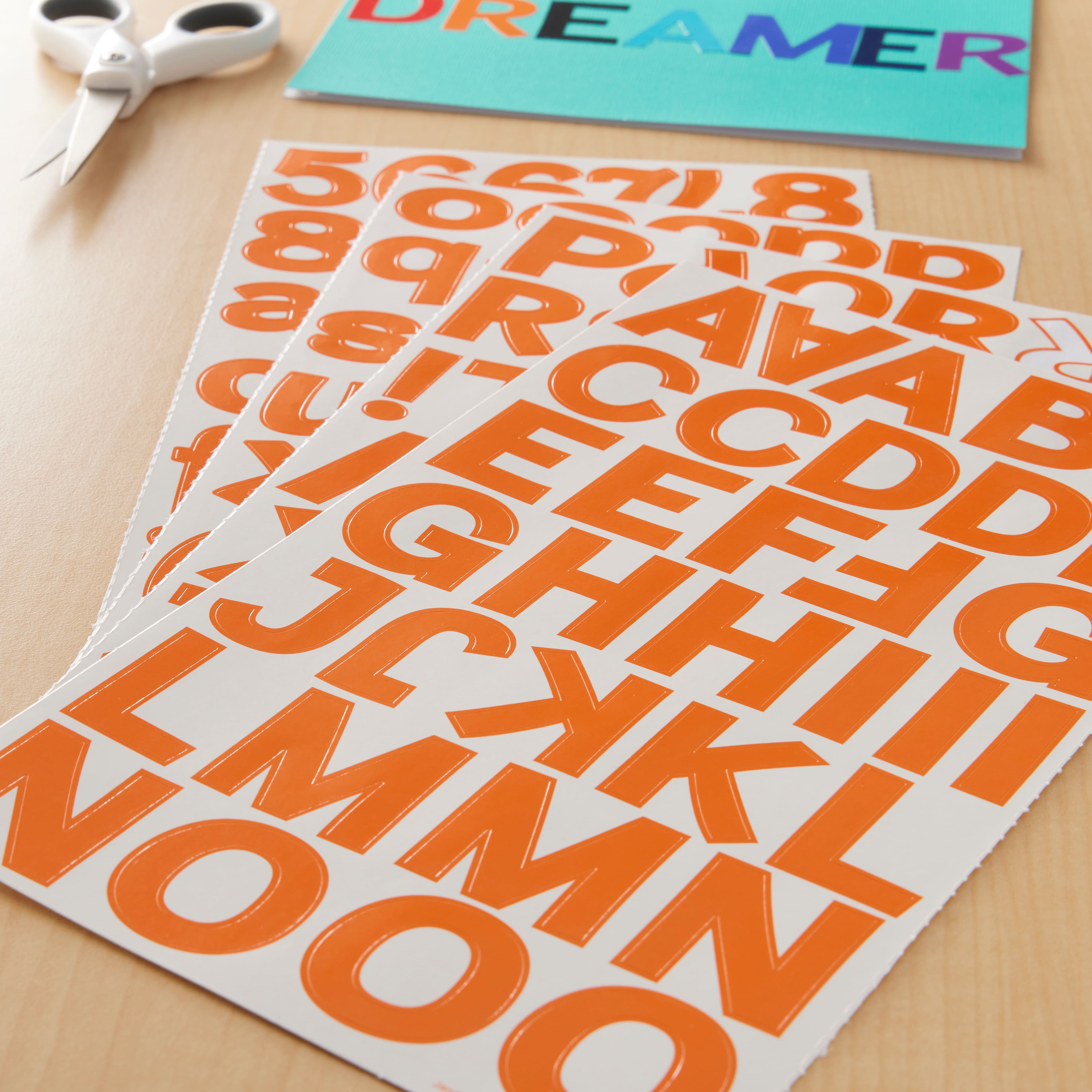 12 Packs: 160 ct. (1,920 total) Block Alphabet Stickers by Recollections&#x2122;