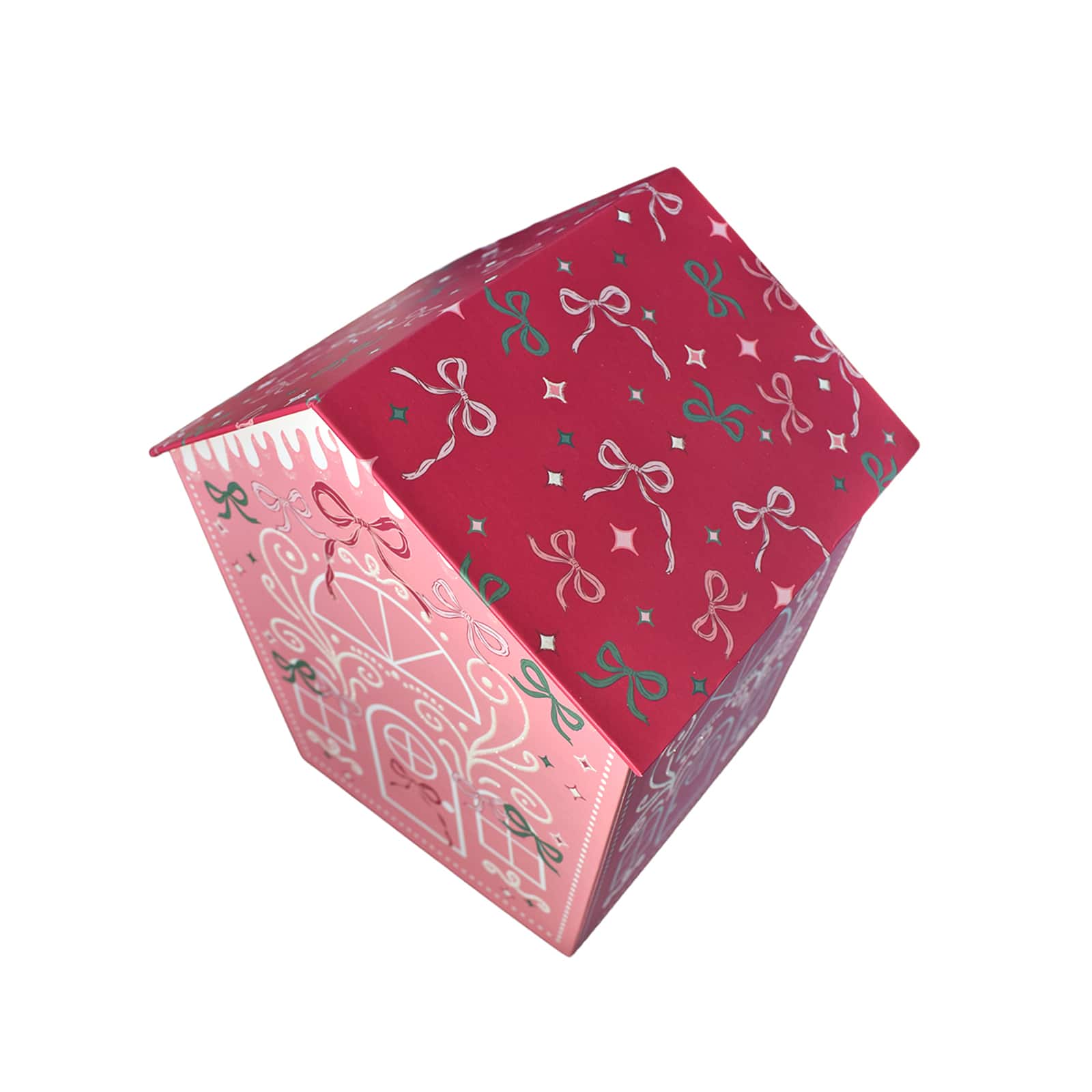 Large Holly Jolly Gingerbread House Gift Box by Ashland&#xAE;