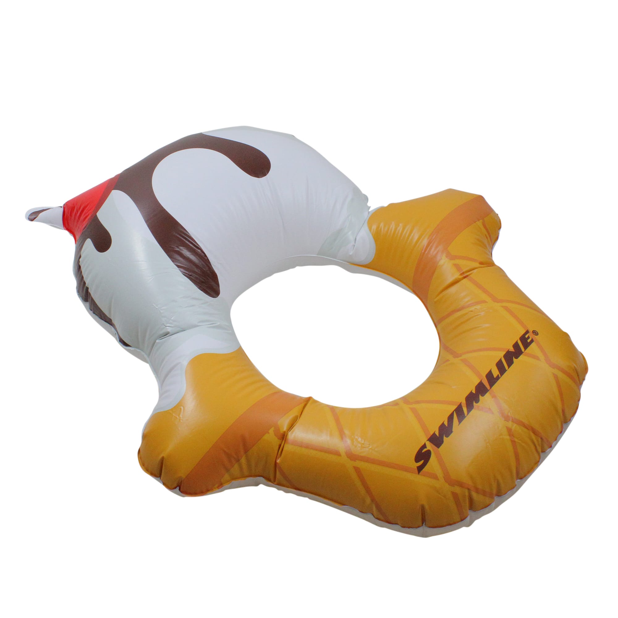 Swimline 46&#x22; Inflatable Ice Cream Sundae Ring Pool Float