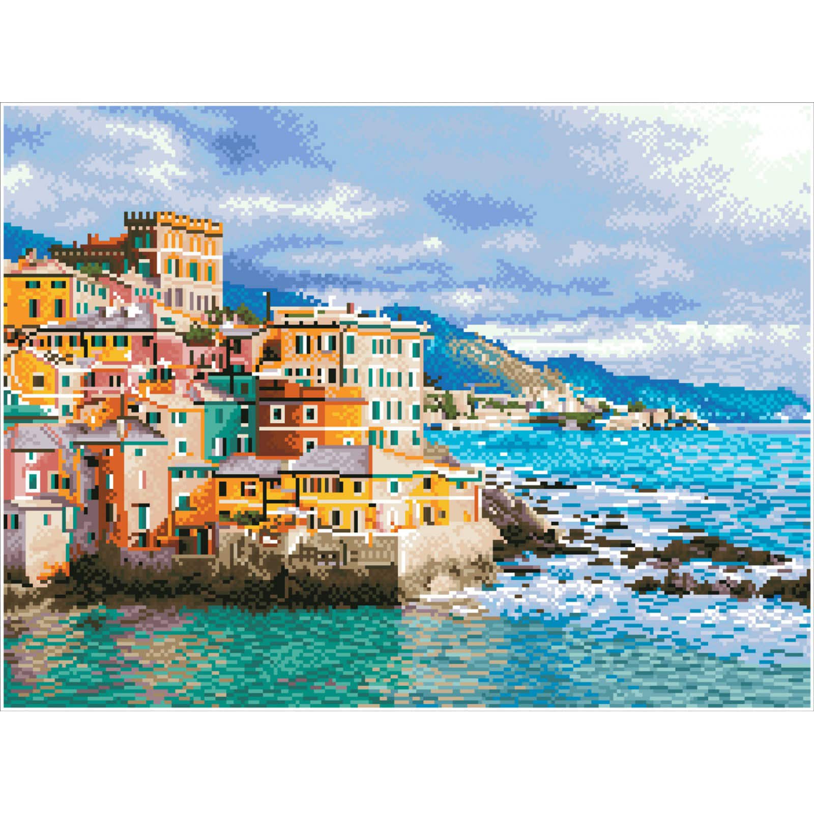 Diamond Dotz® Intermediate Winter Day View Diamond Painting Kit