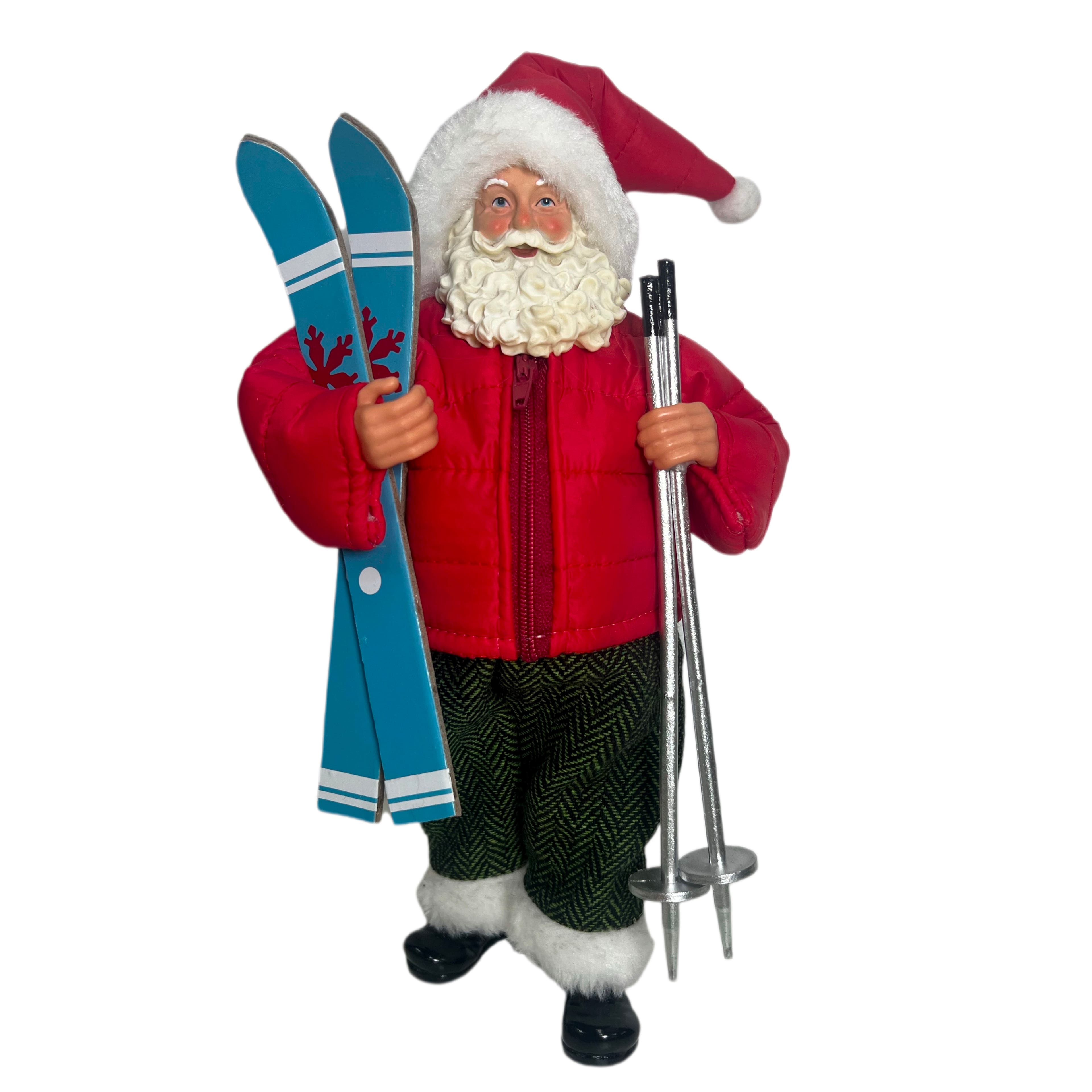 10.5&#x22; Santa with Skis by Ashland&#xAE;