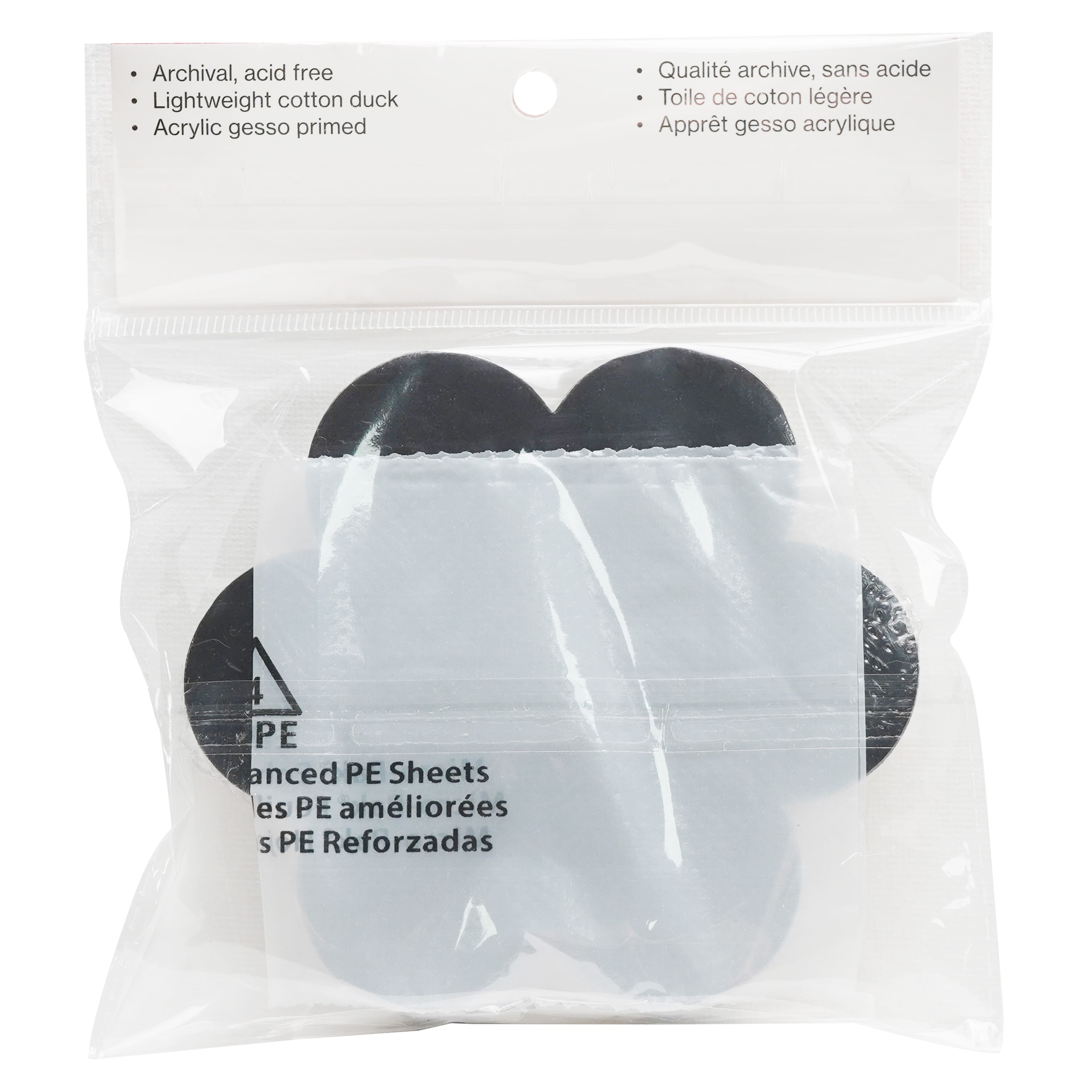 5 Pack 4&#x22; Shaped Magnetic Canvas Panels by Craft Smart&#x2122;