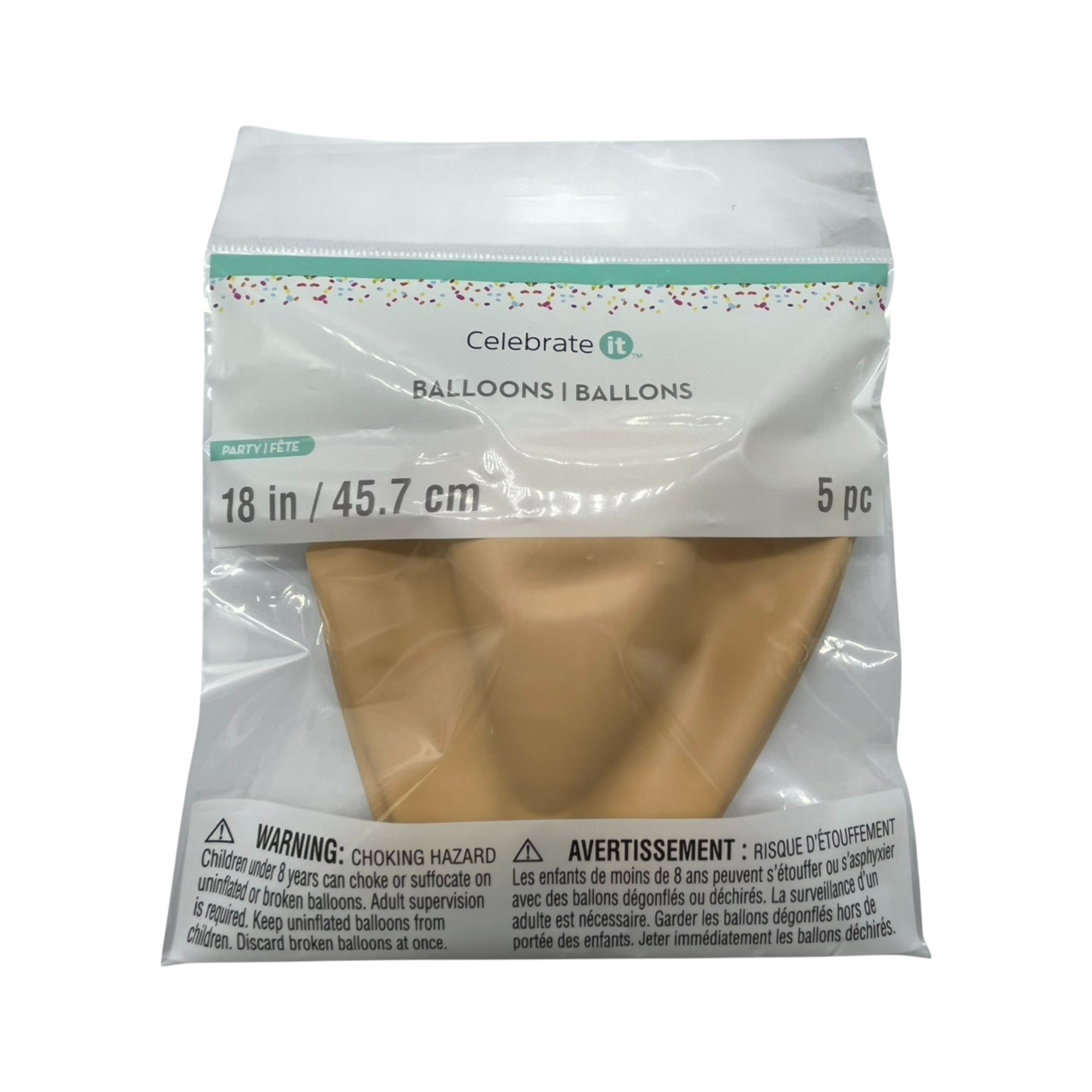 24 Packs: 5 ct. (120 total) 18" Solid Latex Balloons by Celebrate It™