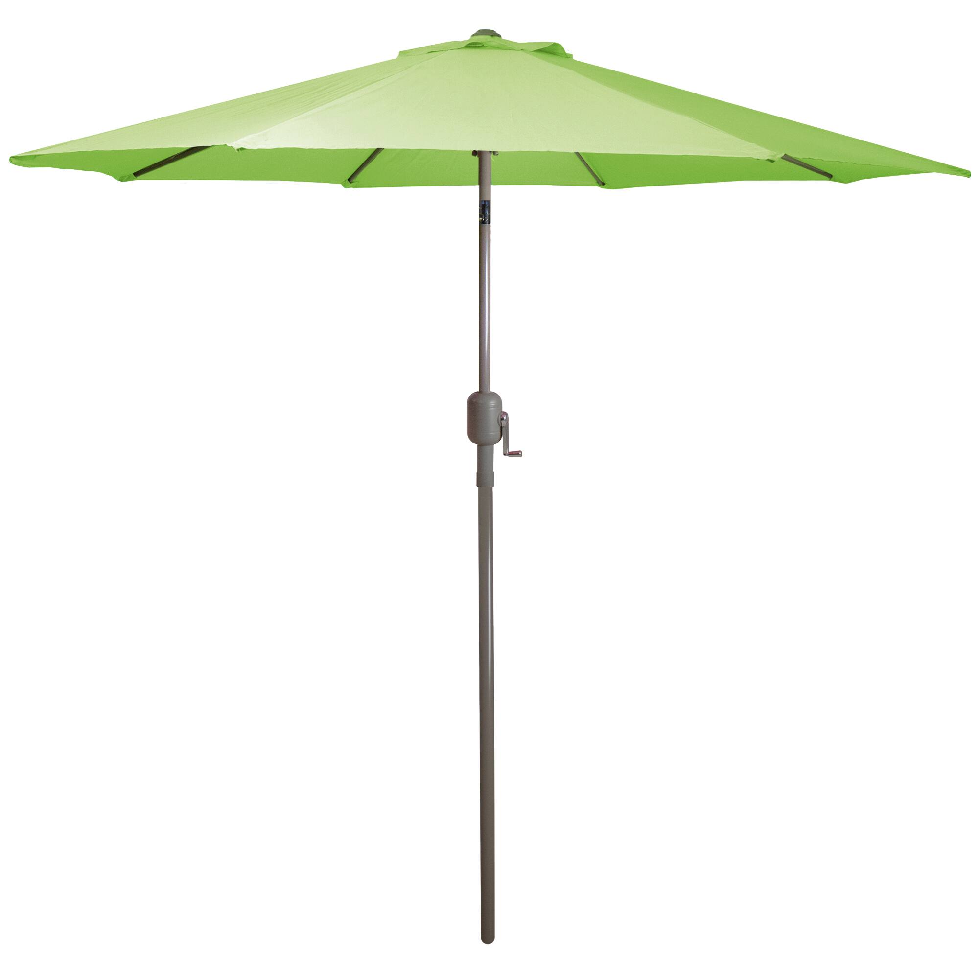 9ft. Outdoor Patio Market Umbrella with Hand Crank & Tilt