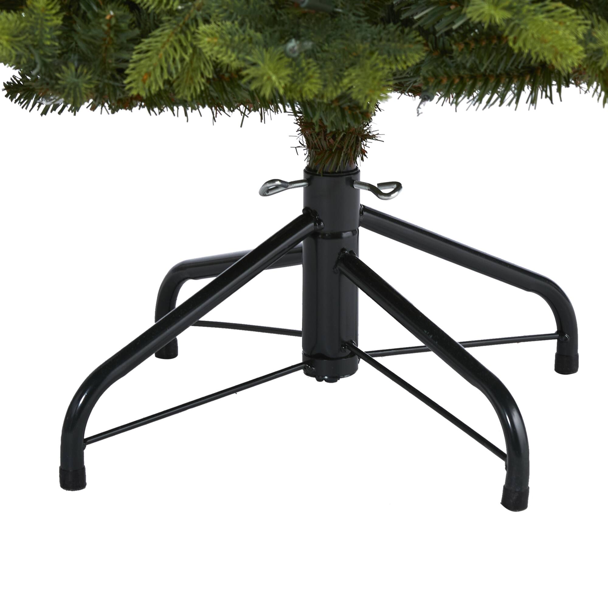 6ft. Pre-Lit North Carolina Fir Artificial Christmas Tree, Clear LED Lights