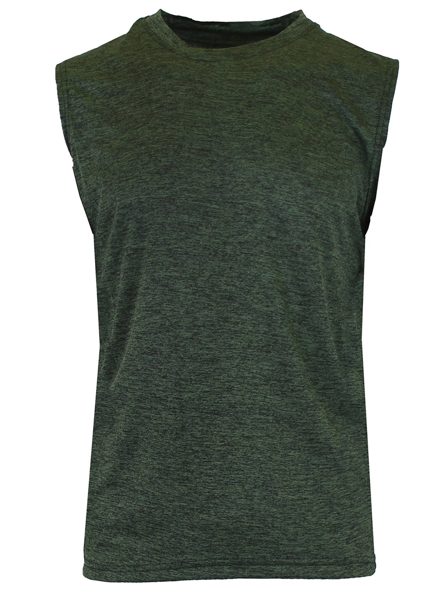 Galaxy by Harvic Moisture Wicking Performance Men's Muscle T-Shirt