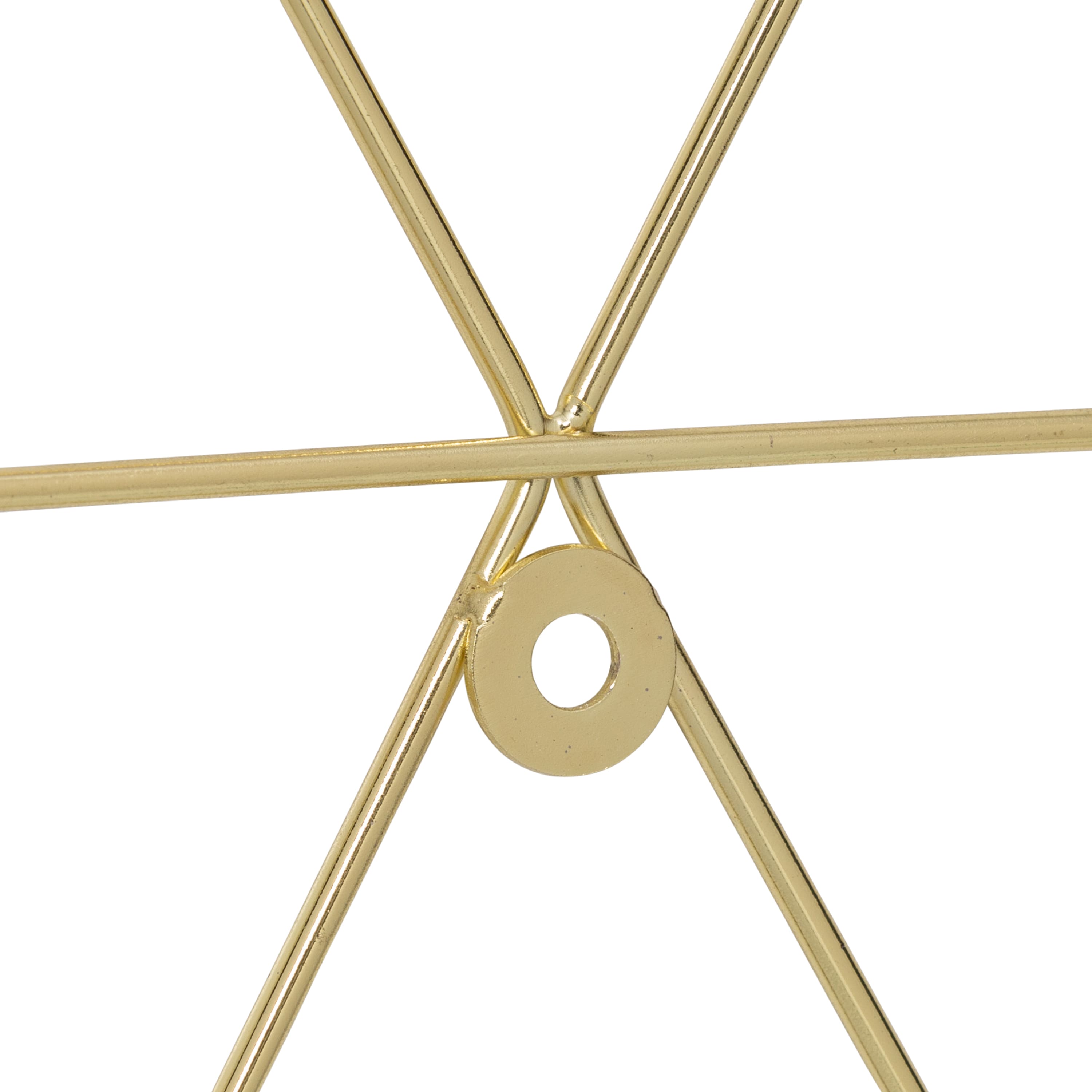 Honey Can Do Gold Hanging Photo Display Holder with Clips