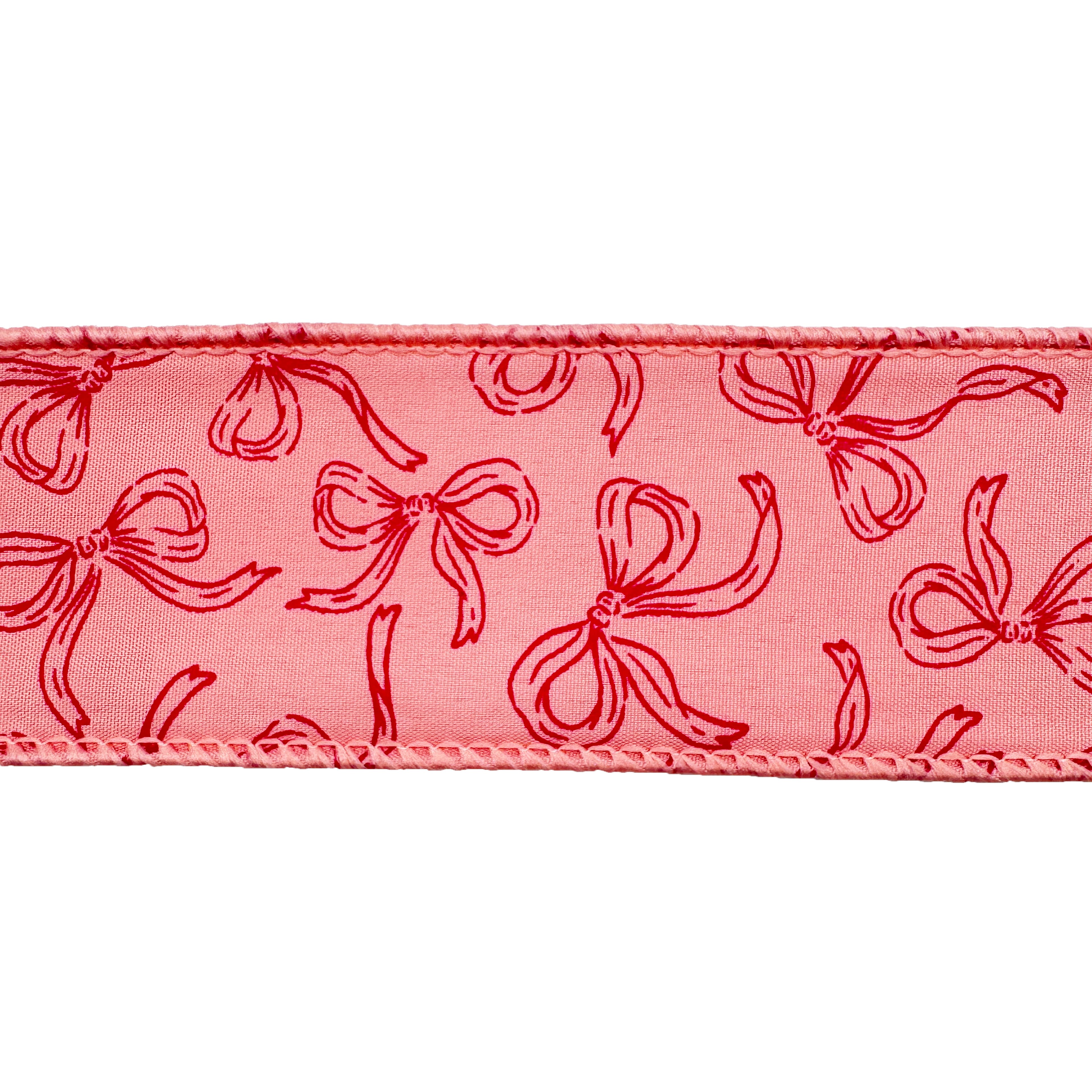 1.5&#x22; x 30ft. Holly Jolly Bows Wired Ribbon by Celebrate It&#xAE;