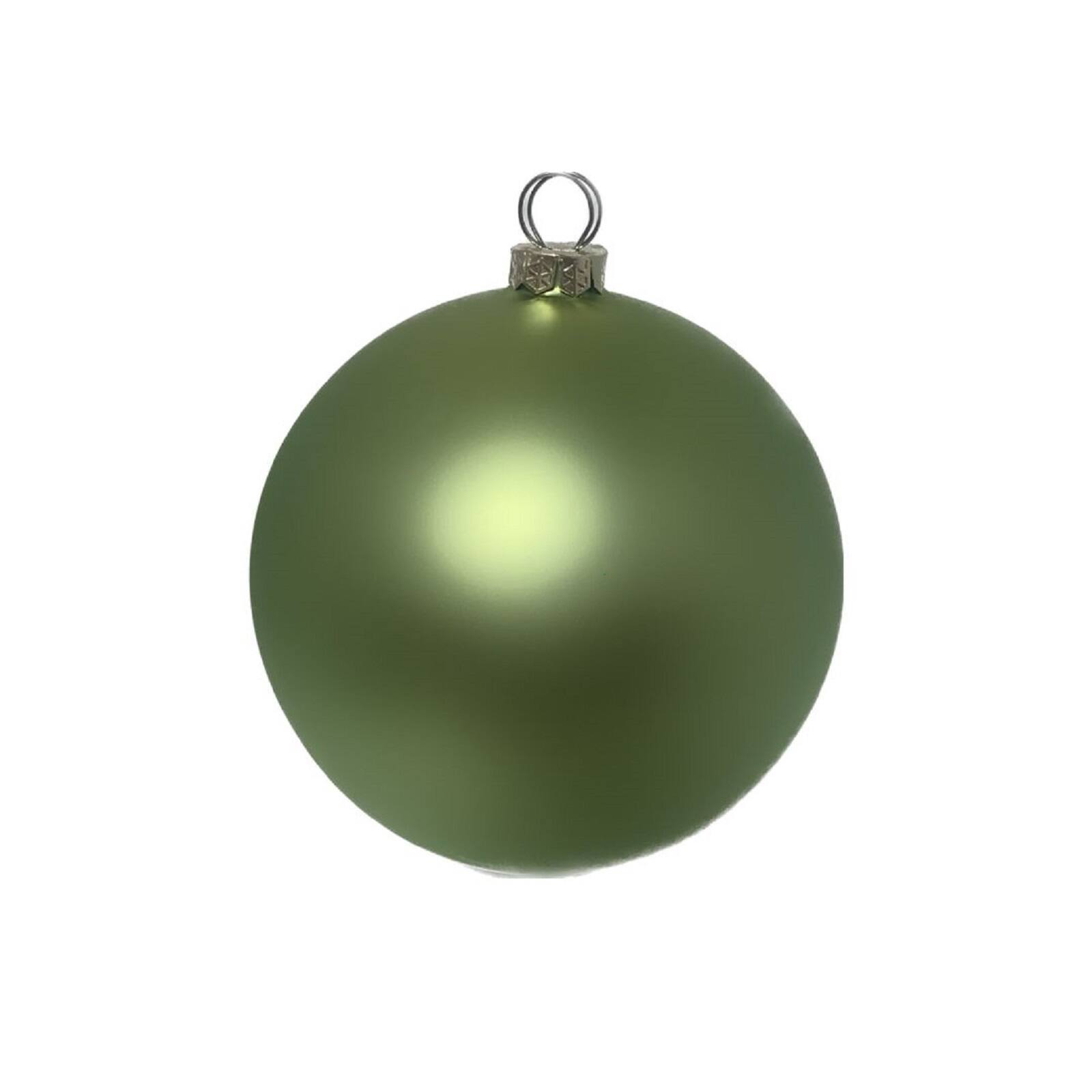 Whitehurst 4 Pack 4.75&#x22; Matte Ball Glass Ornaments