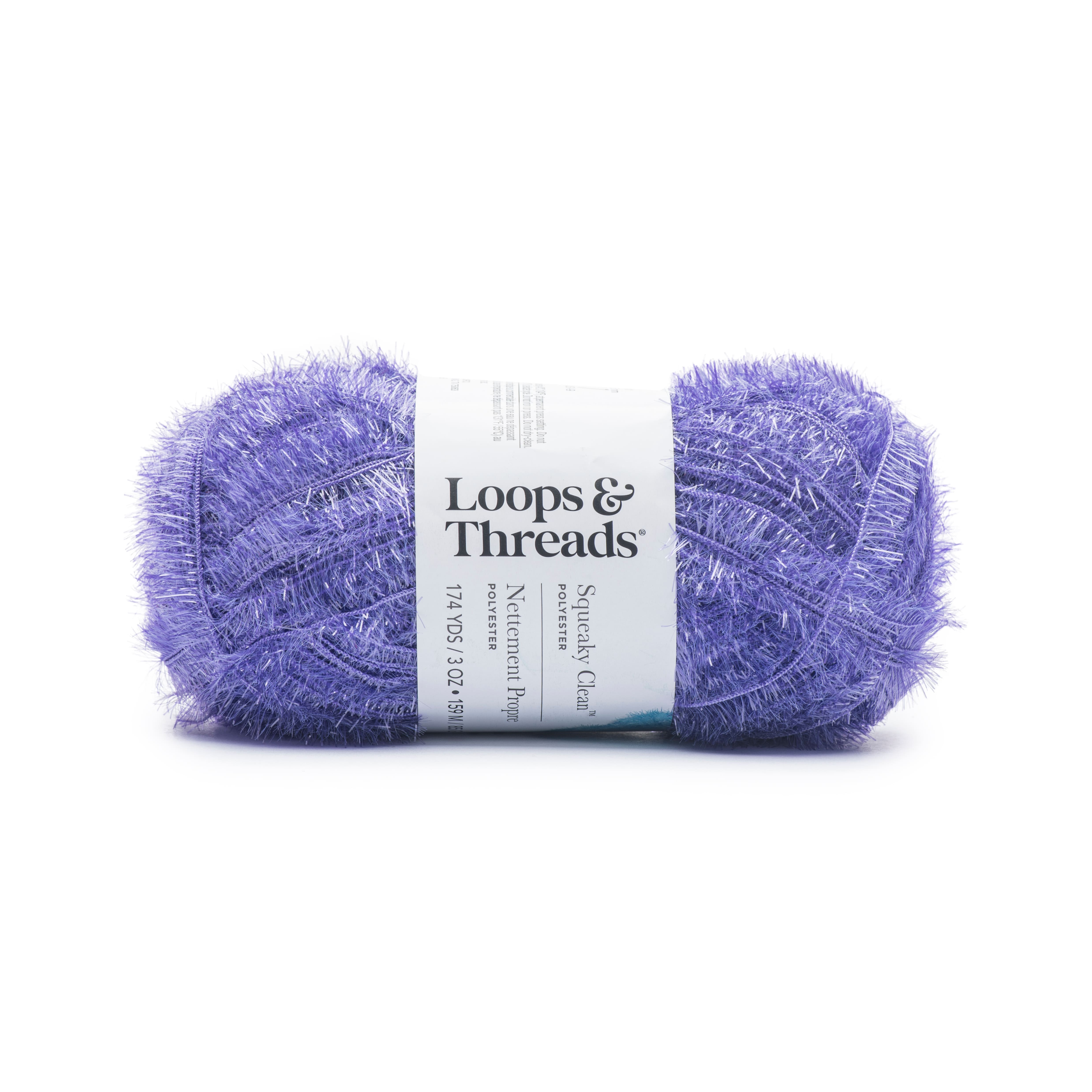 15 Pack: Squeaky Clean&#x2122; Sparkle Yarn by Loops &#x26; Threads&#xAE;