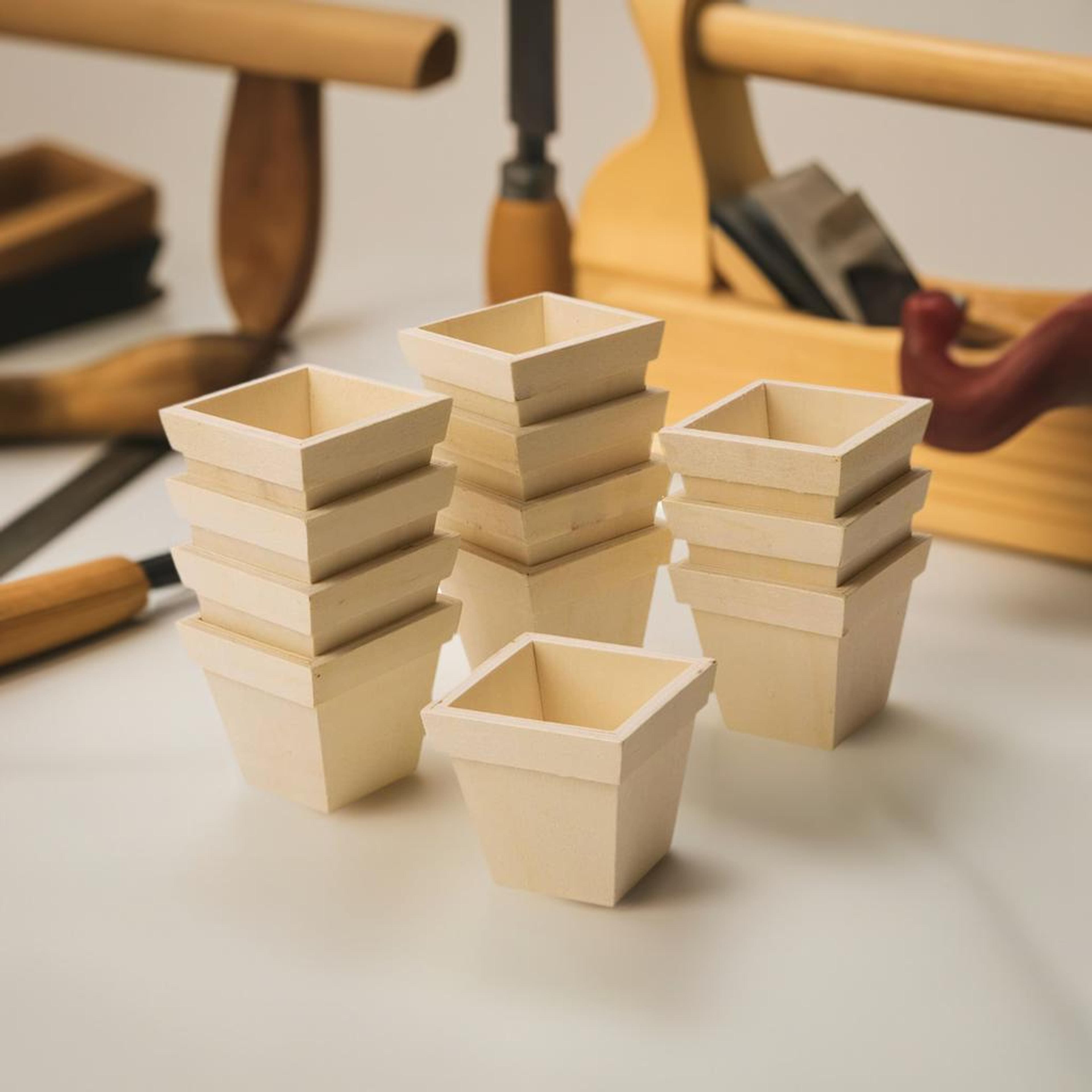 S&#x26;S&#xAE; Worldwide Mini Wood Planter Kit