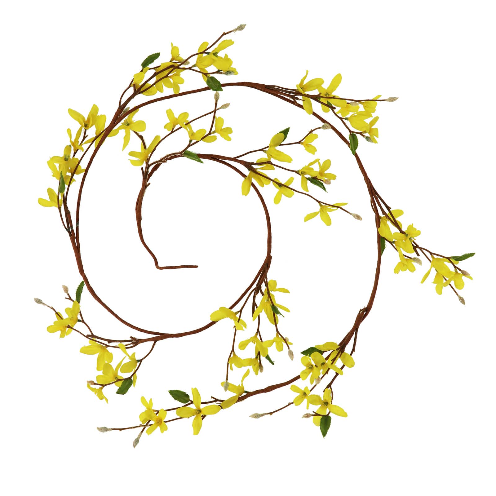 5ft. Yellow Forsythia Coiled Garland by Ashland&#xAE;