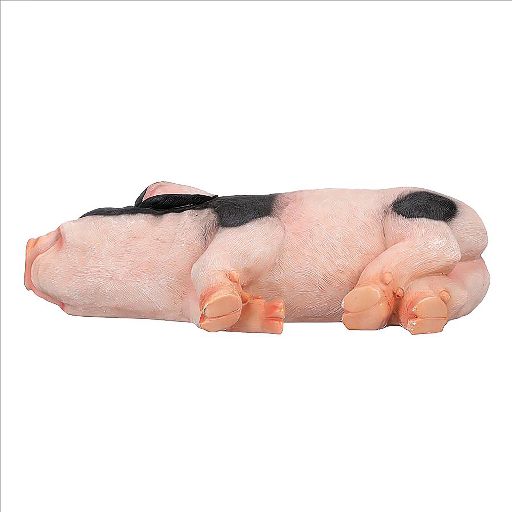 Design Toscano 12&#x22; Sleeping Pig Statue