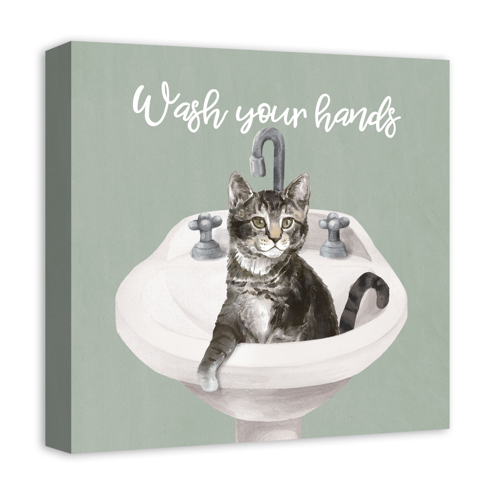 Wash Your Hands 16" x 16" Canvas Wall Art