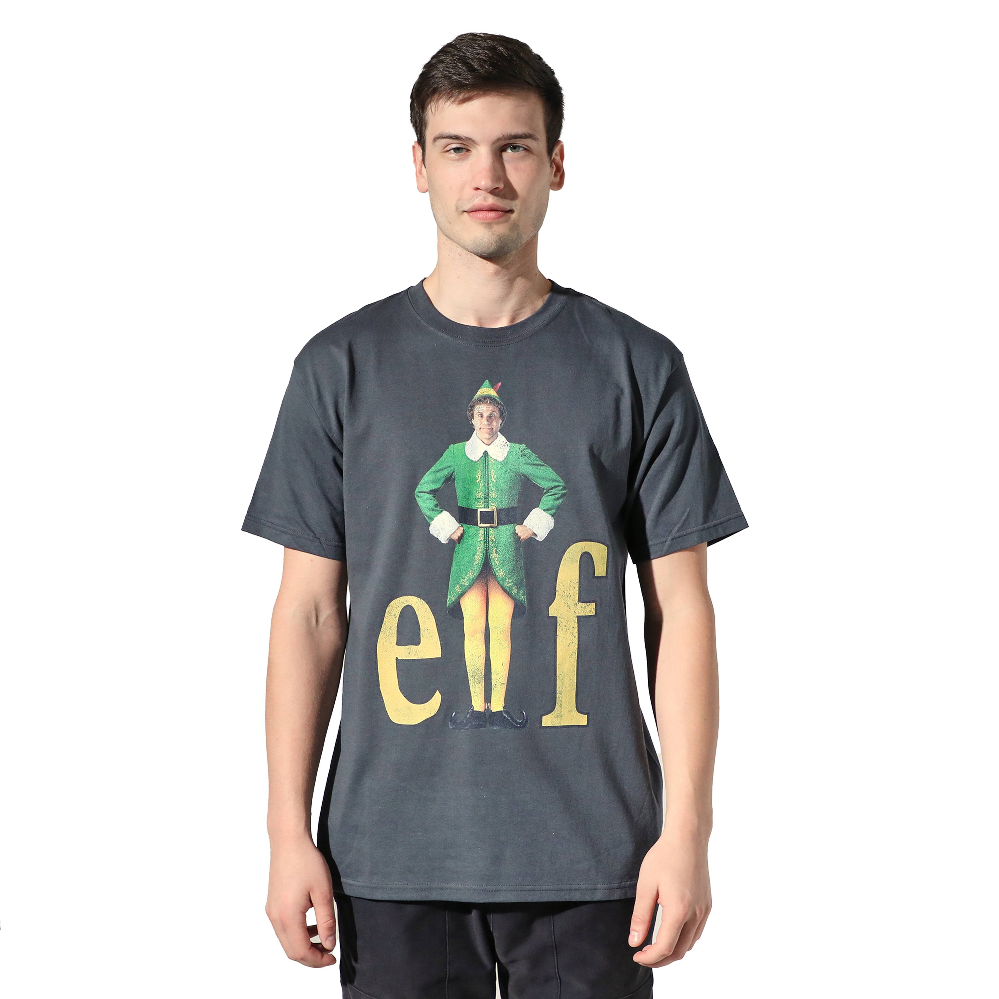 T-shirt pour adulte anthracite Buddy the Elf 