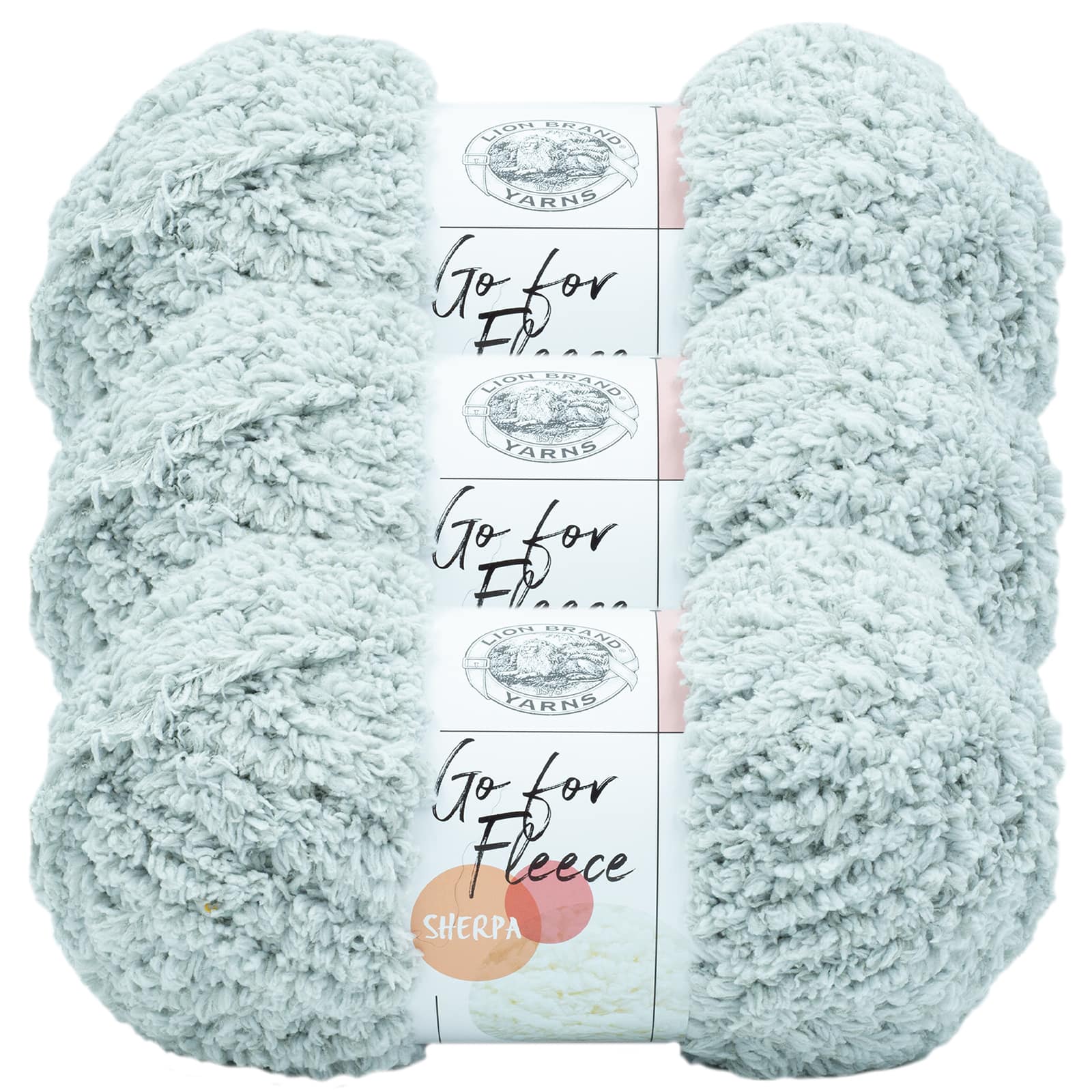 3 ct Lion Brand Go for Fleece Sherpa Yarn in Honey | 6.5 | Michaels