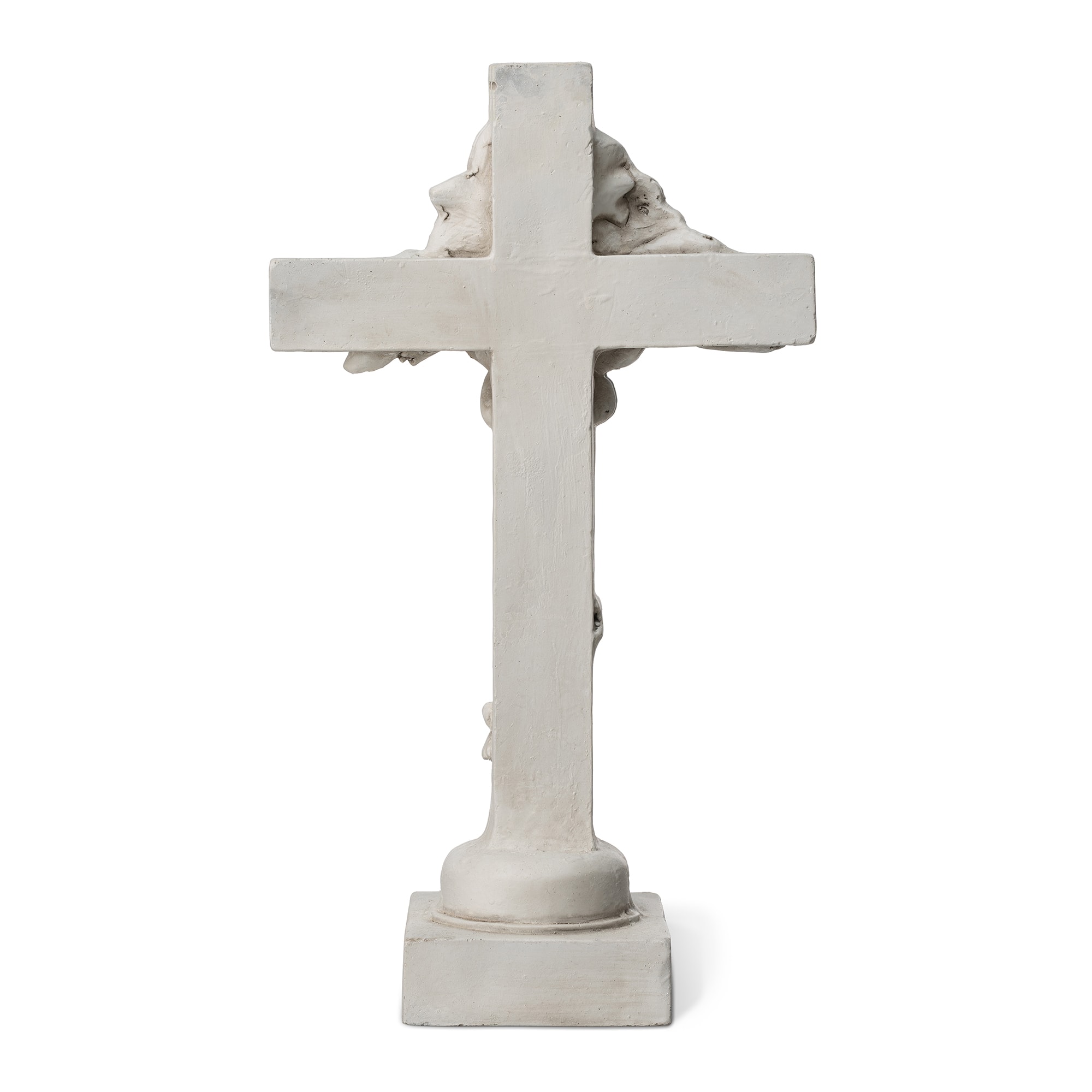 Glitzhome&#xAE; 21&#x22; Holy Cross with Lily Garden Statue