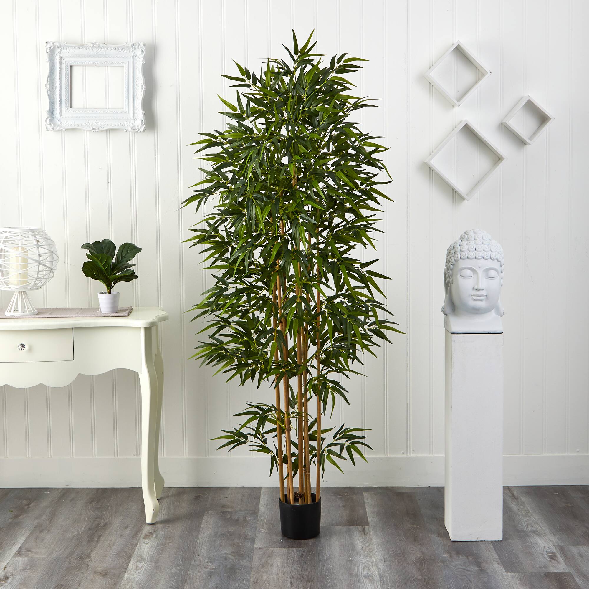 6ft. Potted Bamboo Silk Tree Michaels