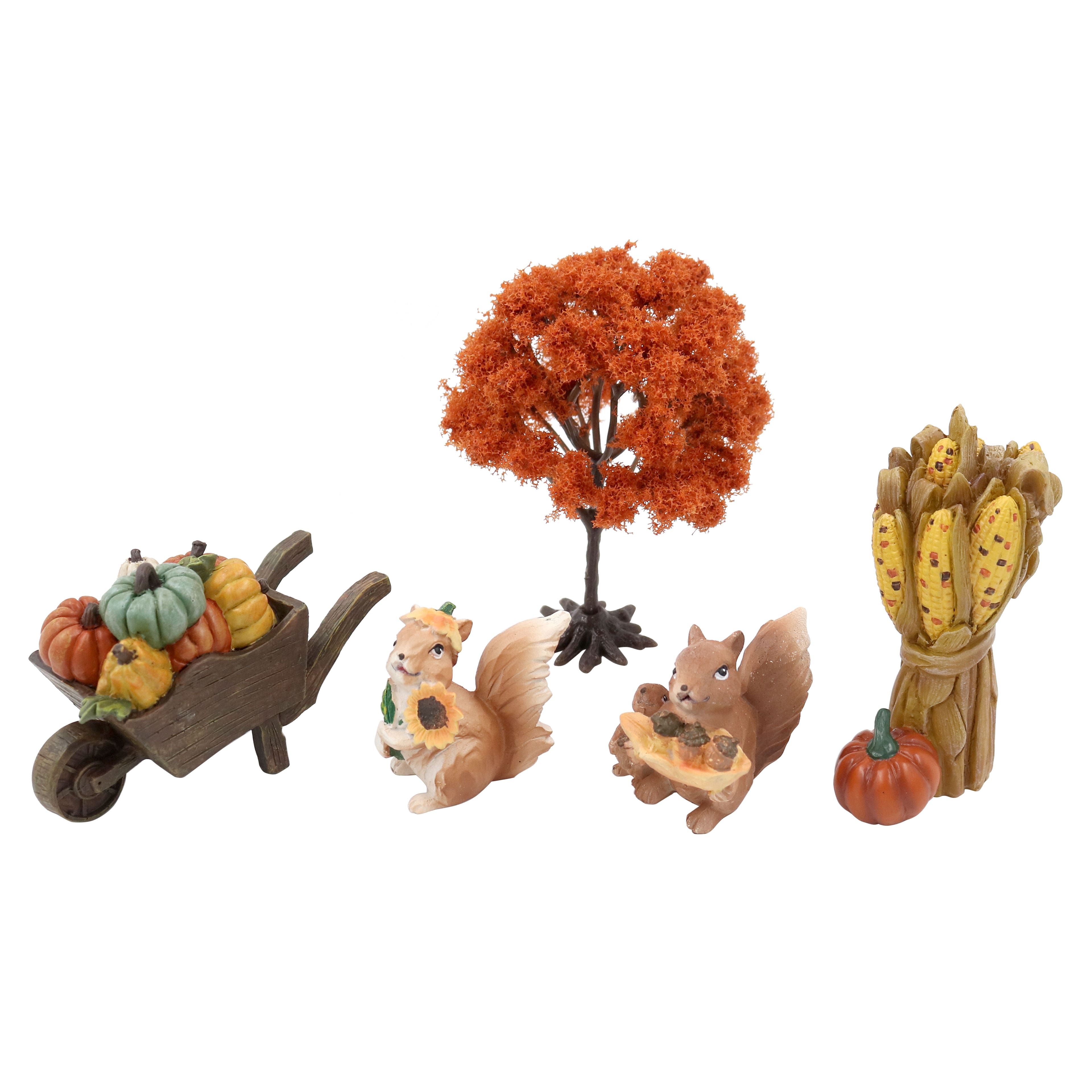 Mini Fall Squirrel with Flower by Ashland&#xAE;