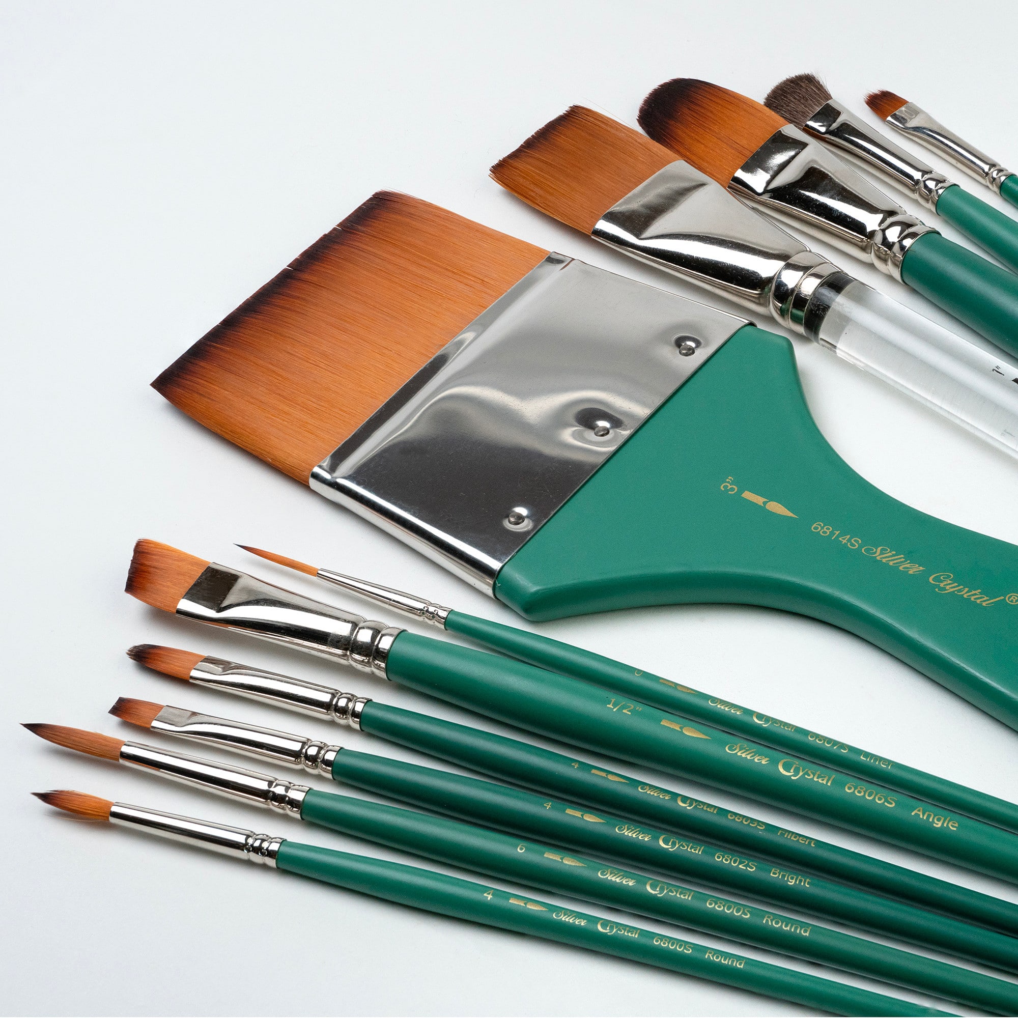 Silver Brush Limited Crystal™ 11 Piece Variety Brush Set