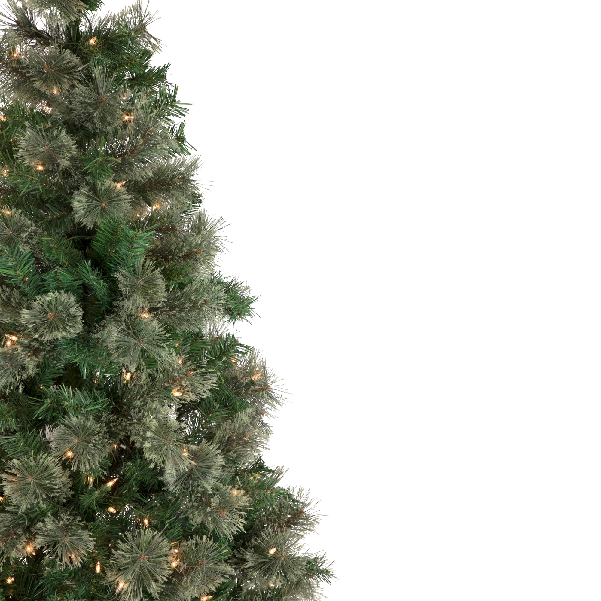 6.5ft. Pre-Lit Oregon Cashmere Pine Artificial Christmas Tree, Clear Lights